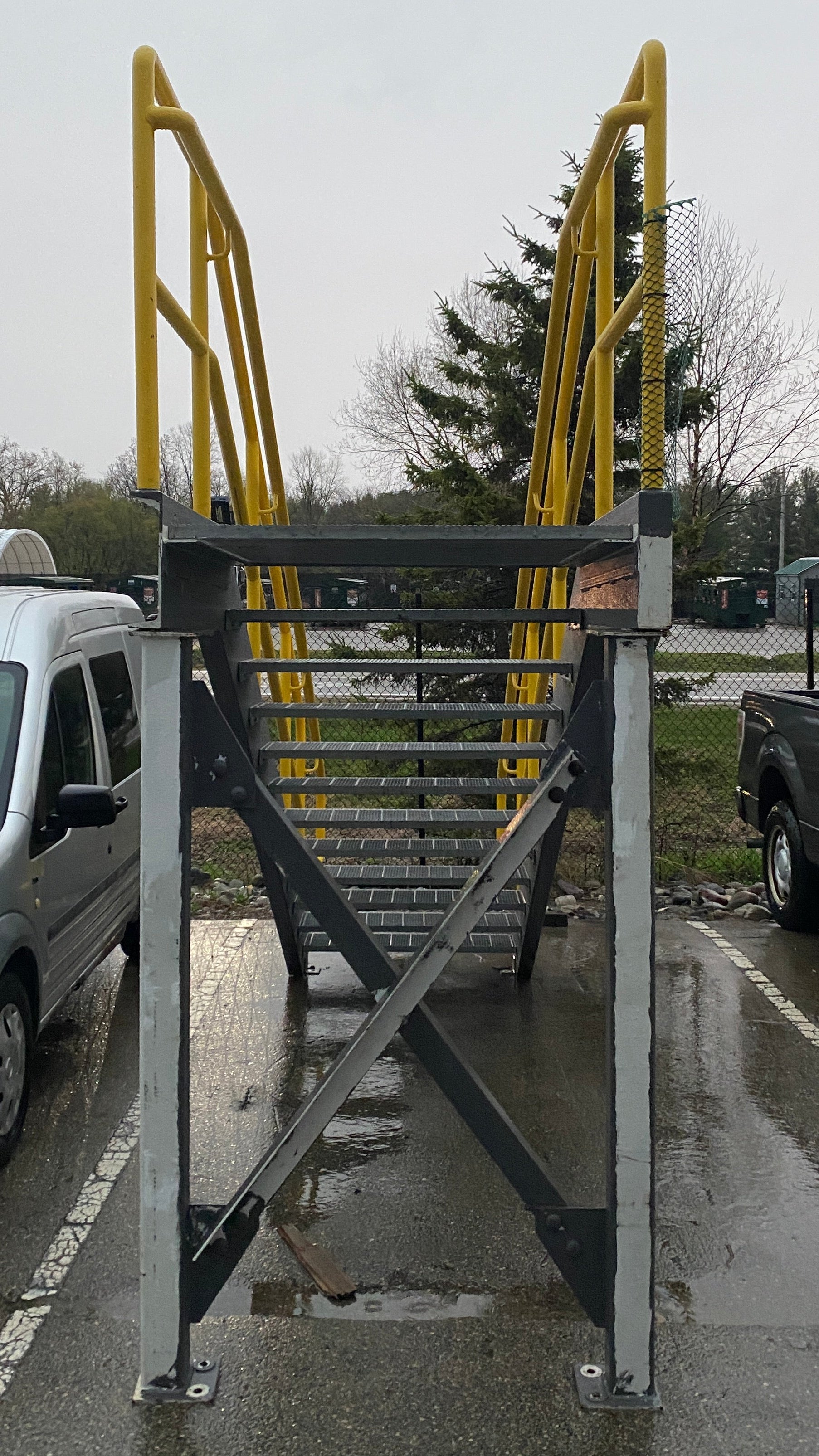 Industrial 12-Step Staircase