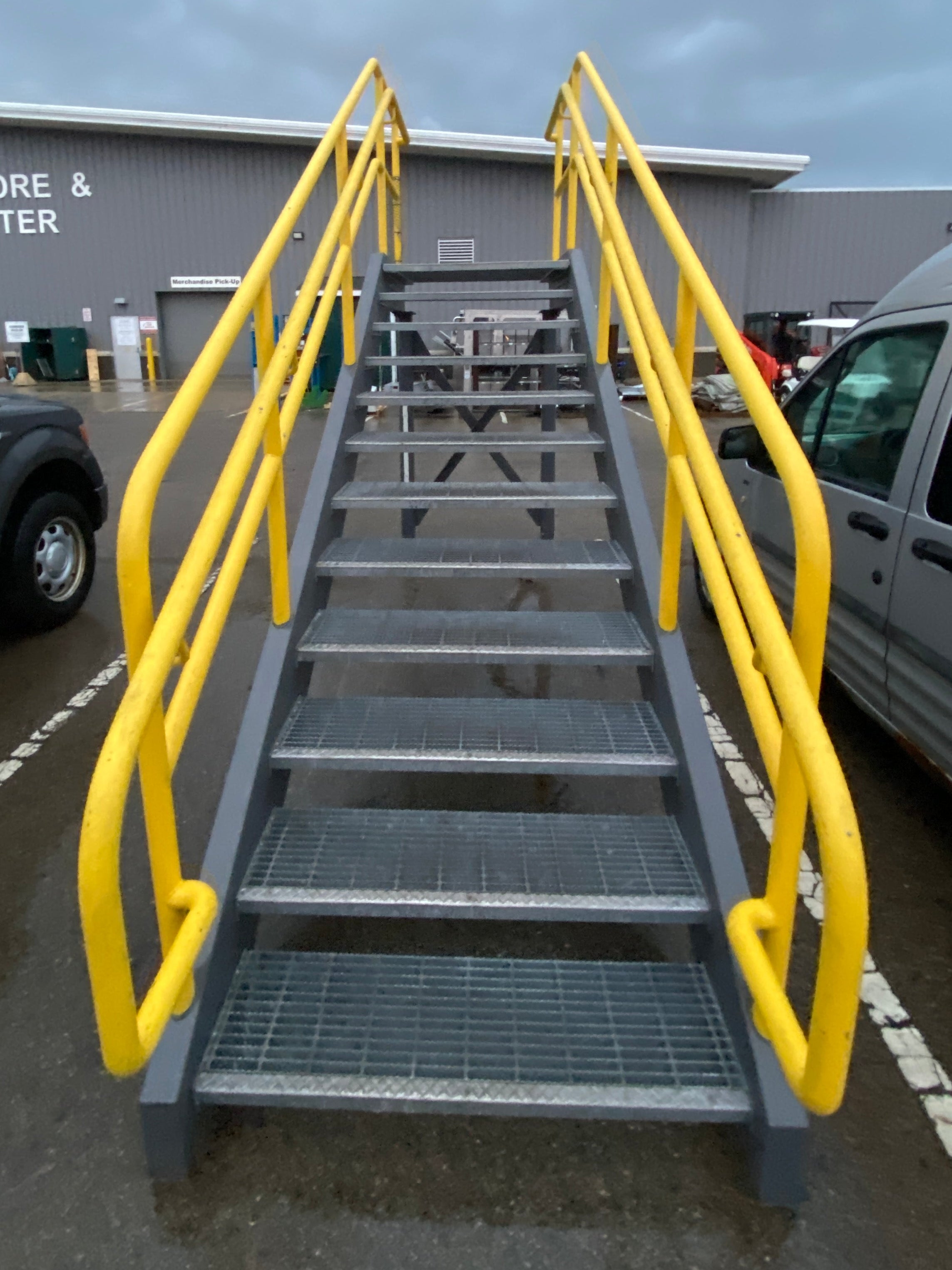 Industrial 12-Step Staircase