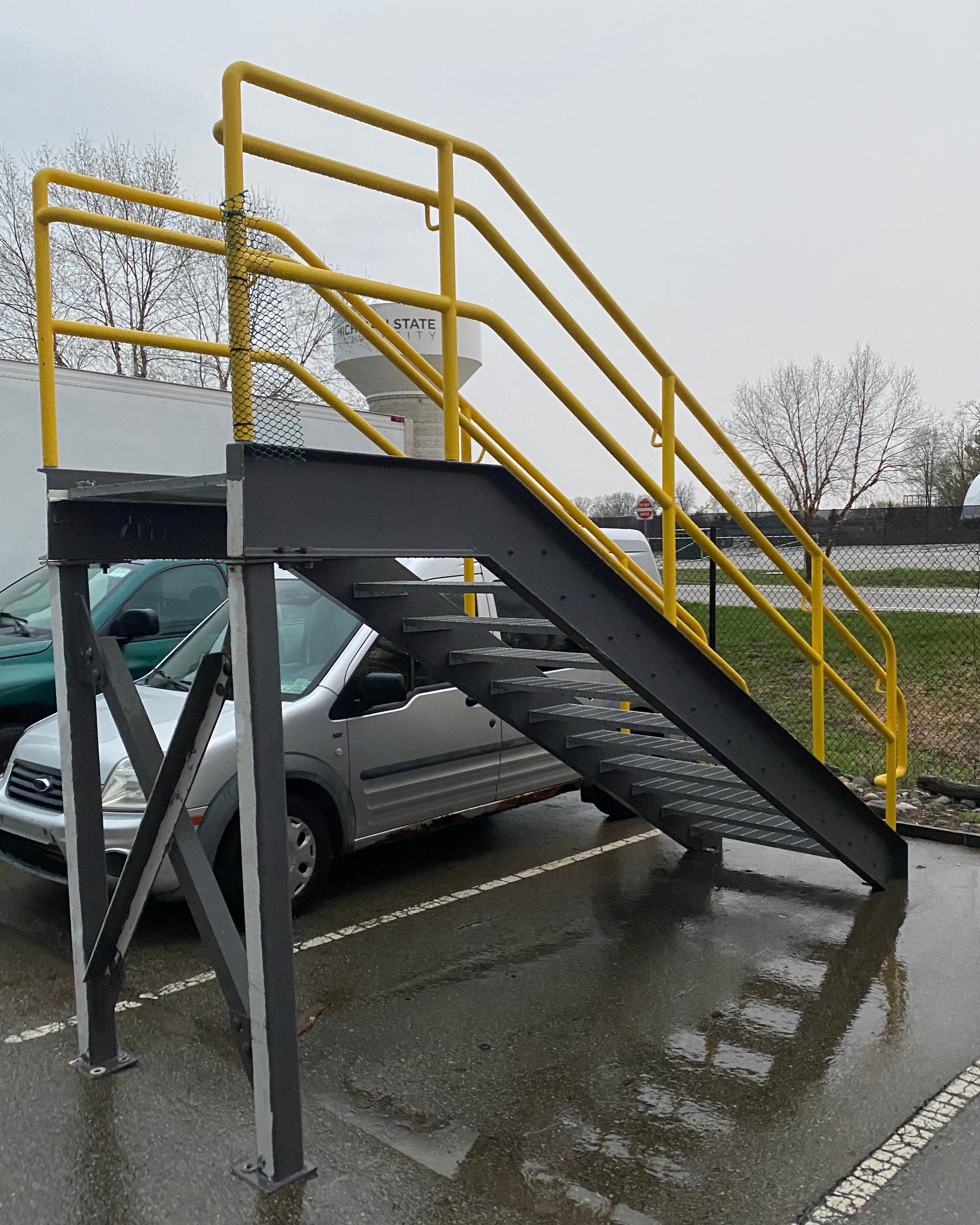 Industrial 12-Step Staircase
