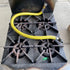 Industrial 4 Heater Stove Top on Wheels