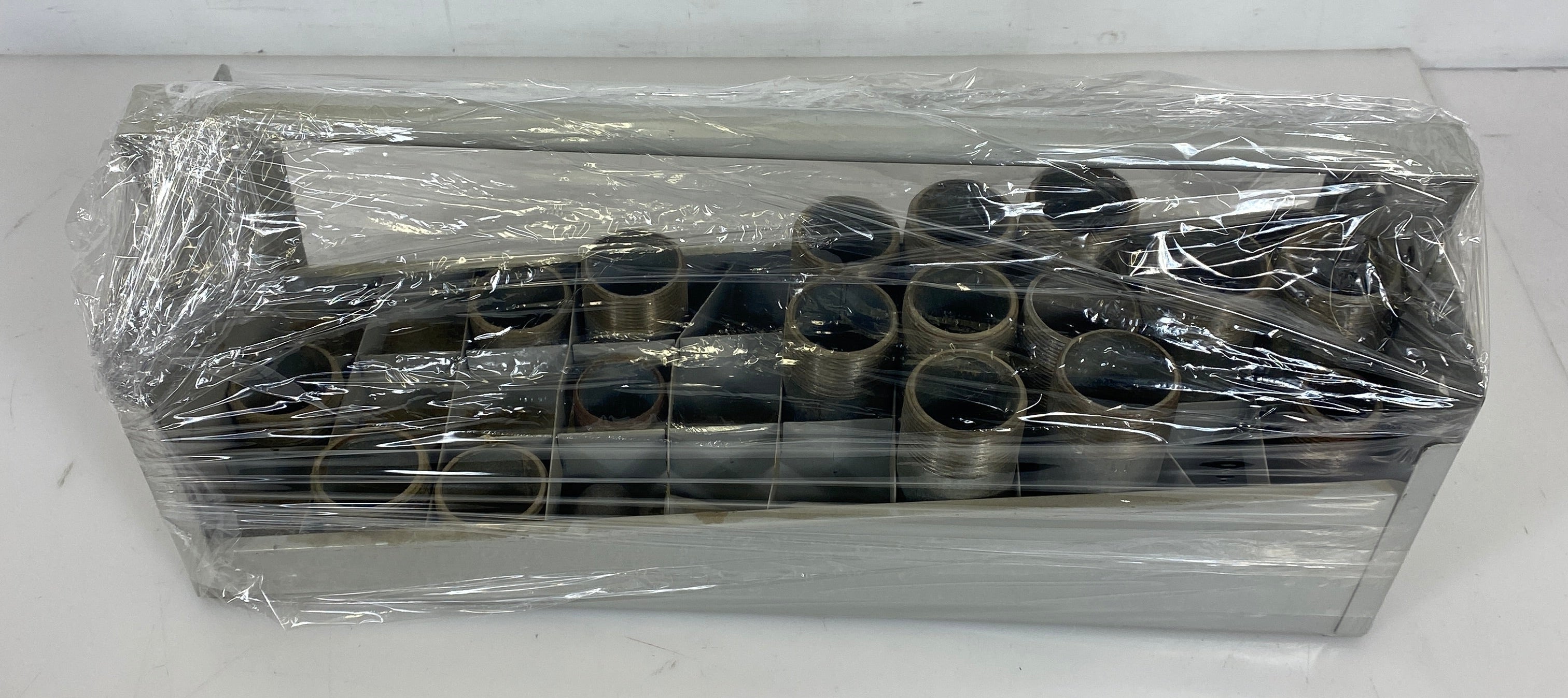 Industrial Metal Pipe Nipple Storage Tray Organizer