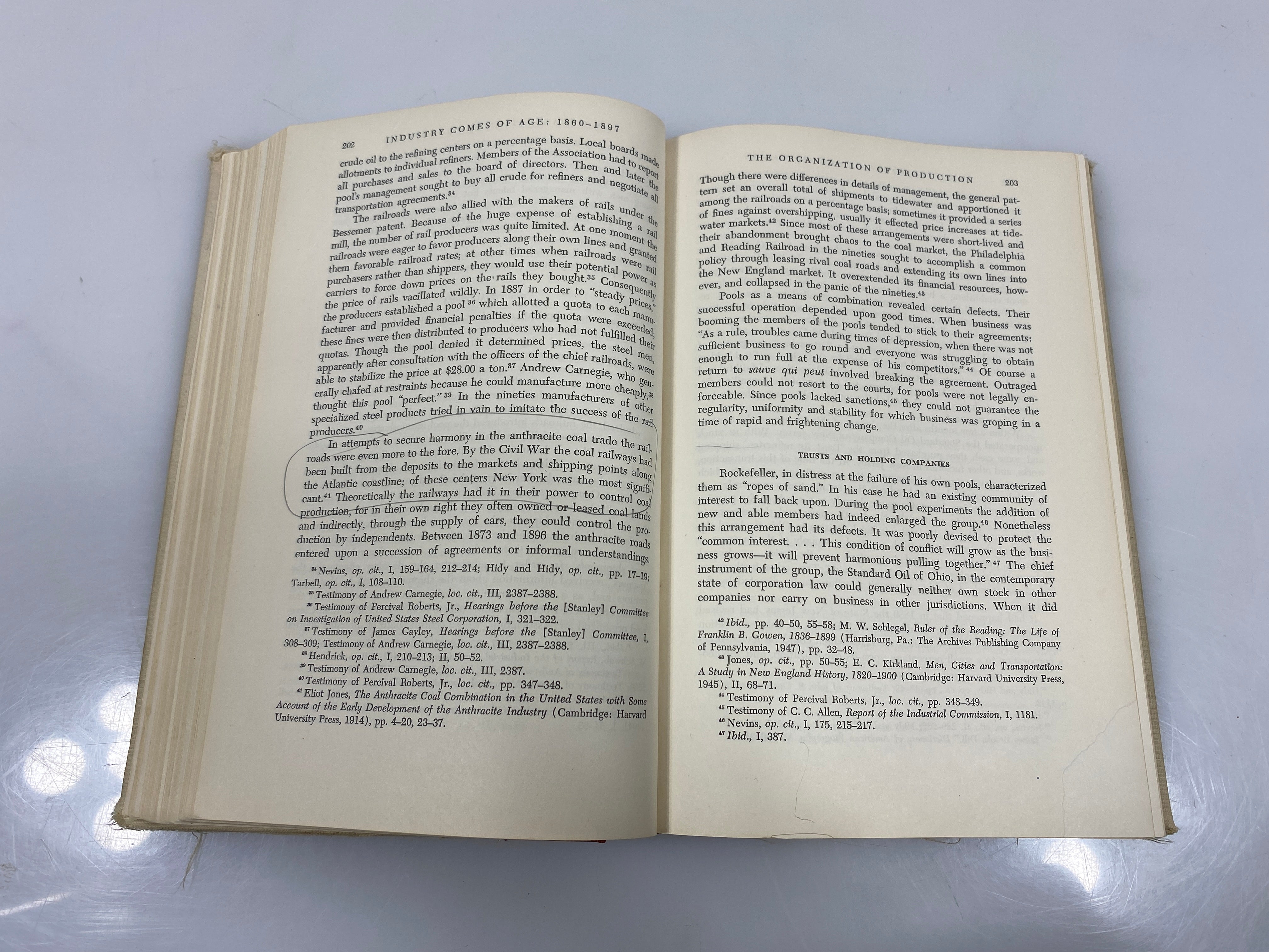 Industry Comes of Age 1860-1897 Vol. VI by Kirkland Ex-library 1961 HC