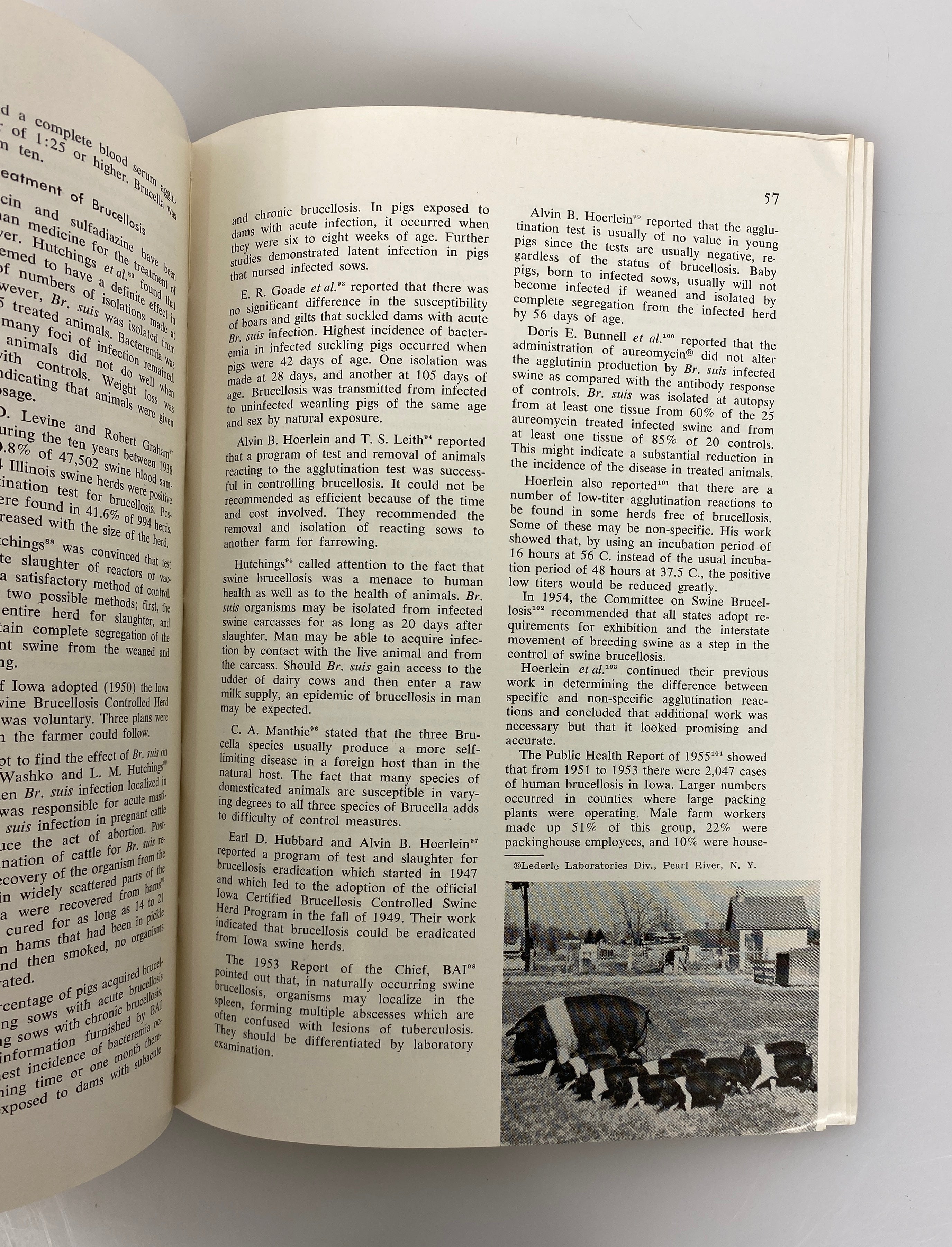 Infectious Diseases of Swine by H.C. Smith 1957 SC