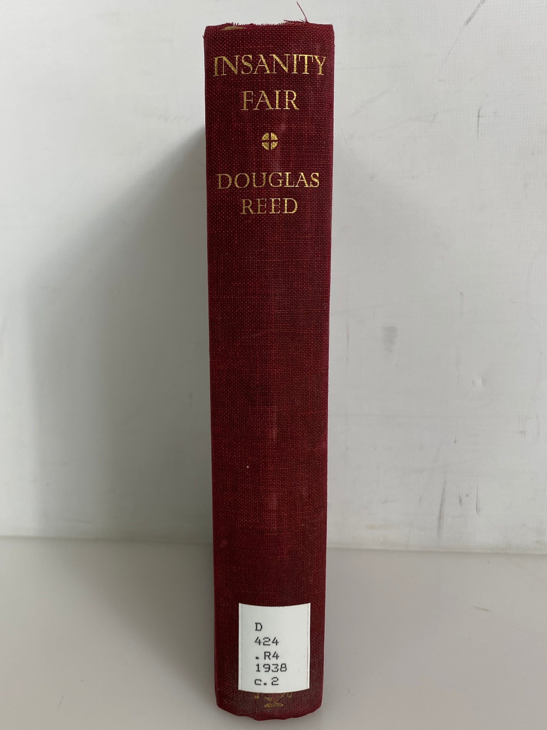 Insanity Fair by Douglas Reed 1938 Vintage Ex-Library HC