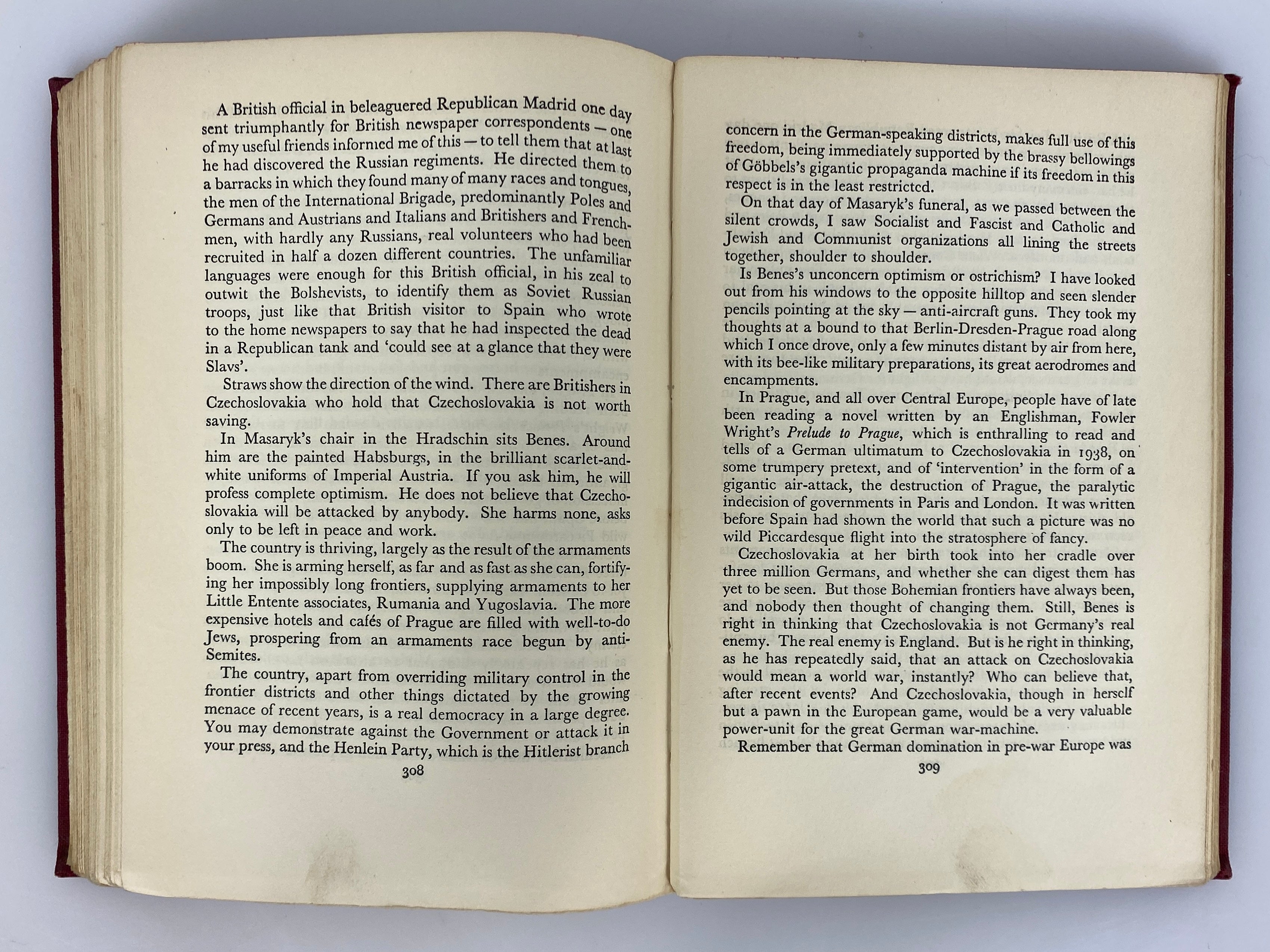 Insanity Fair by Douglas Reed 1938 Vintage Ex-Library HC
