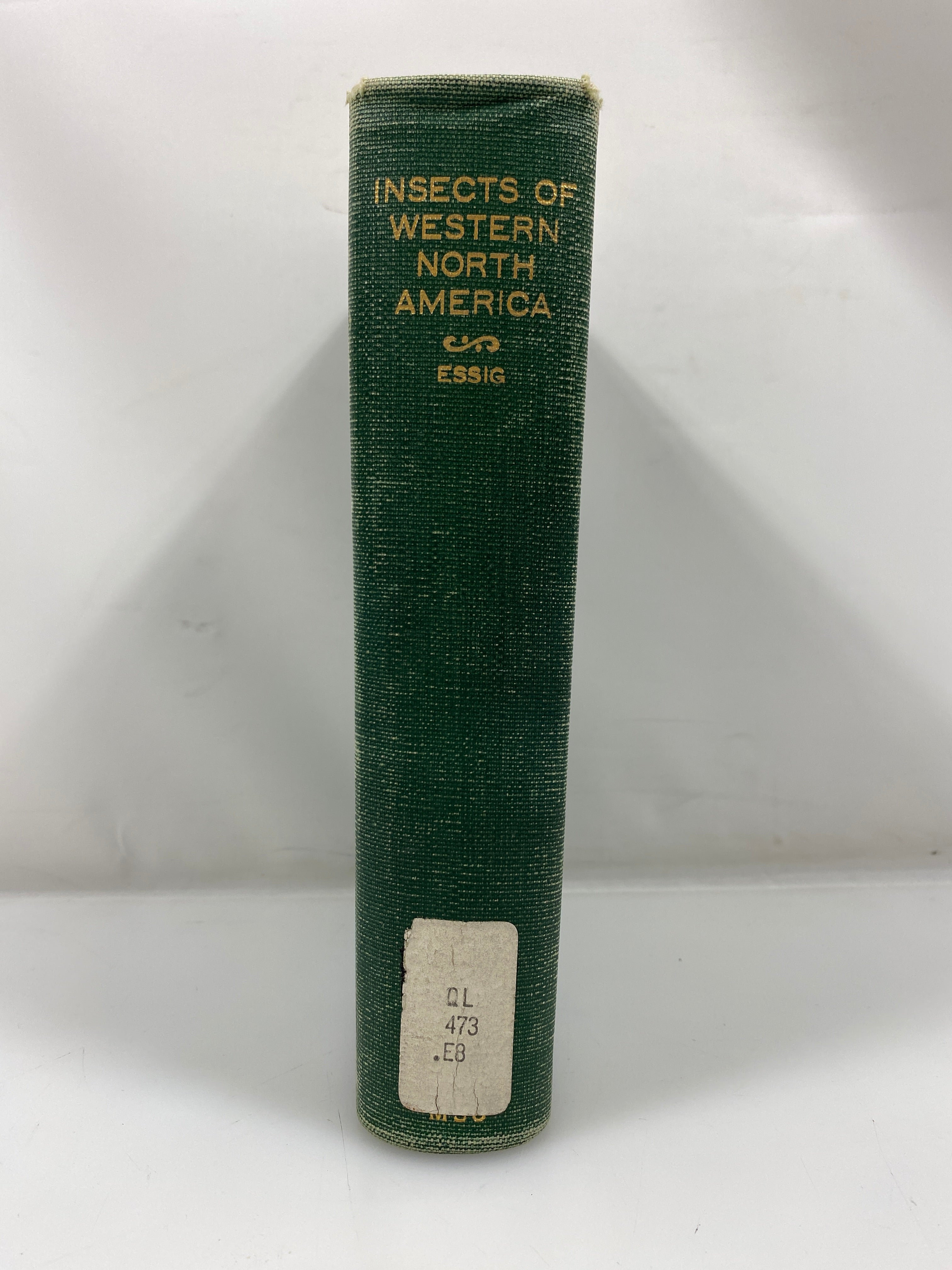 Insects of Western North America by Essig Ex-library 1926 HC