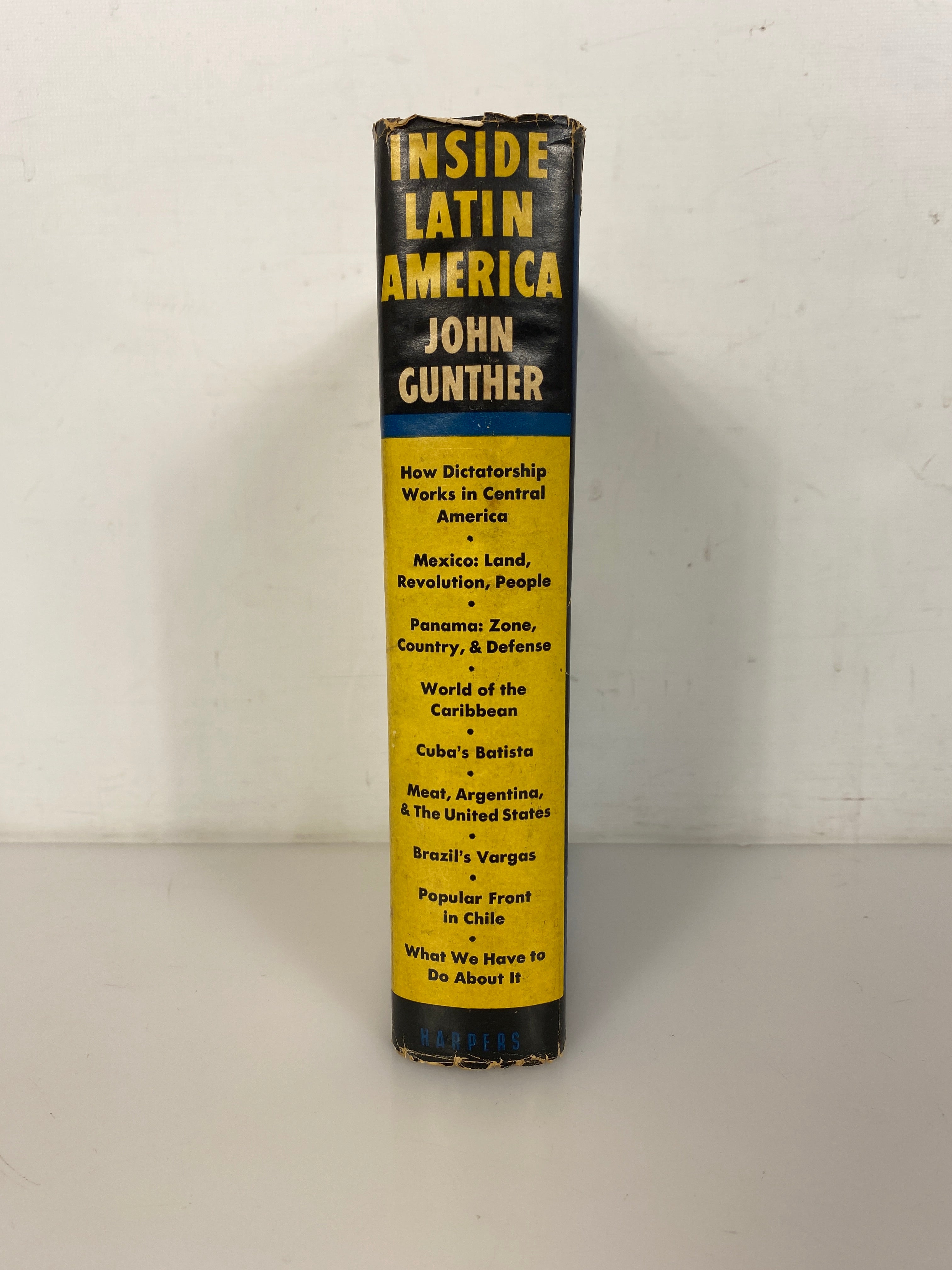 Inside Latin America by John Gunther 1941 Vintage HC DJ