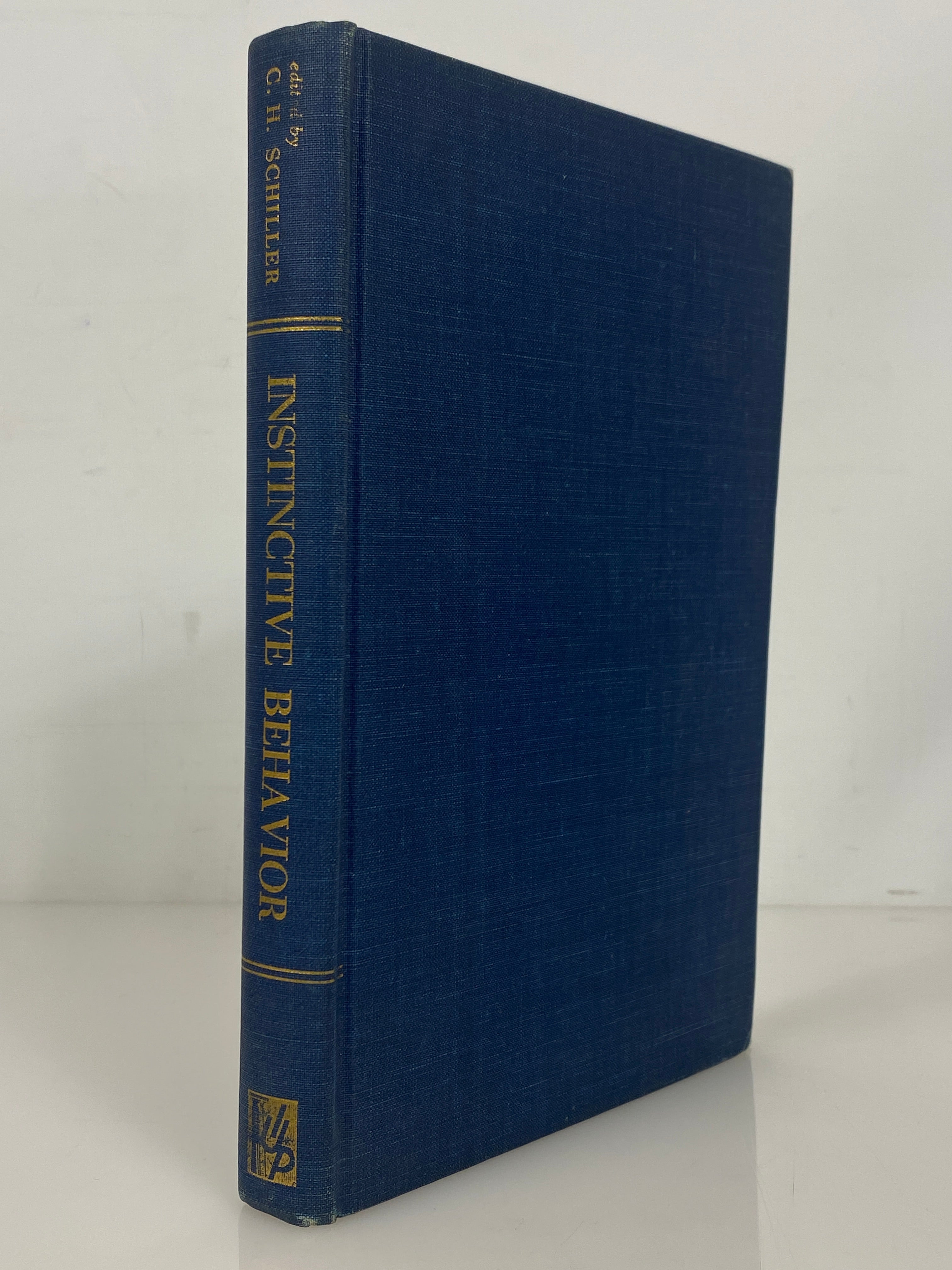 Instinctive Behavior by Schiller/Lashley 1957 Internat'l Universities Press HC