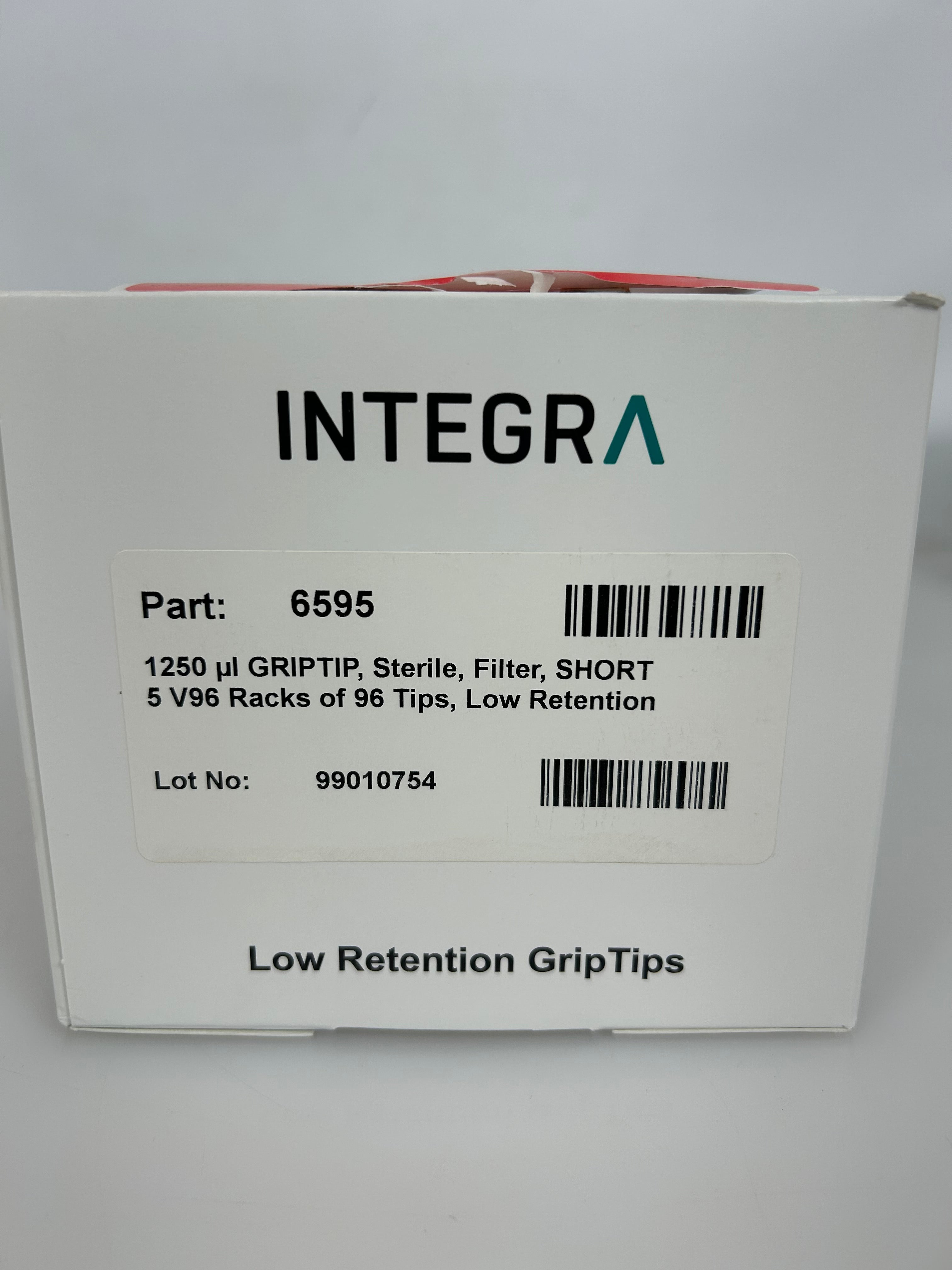 Integra 1250µ Grip Tips Pipettes 96 Rack Low Retention ( 5 Pack)