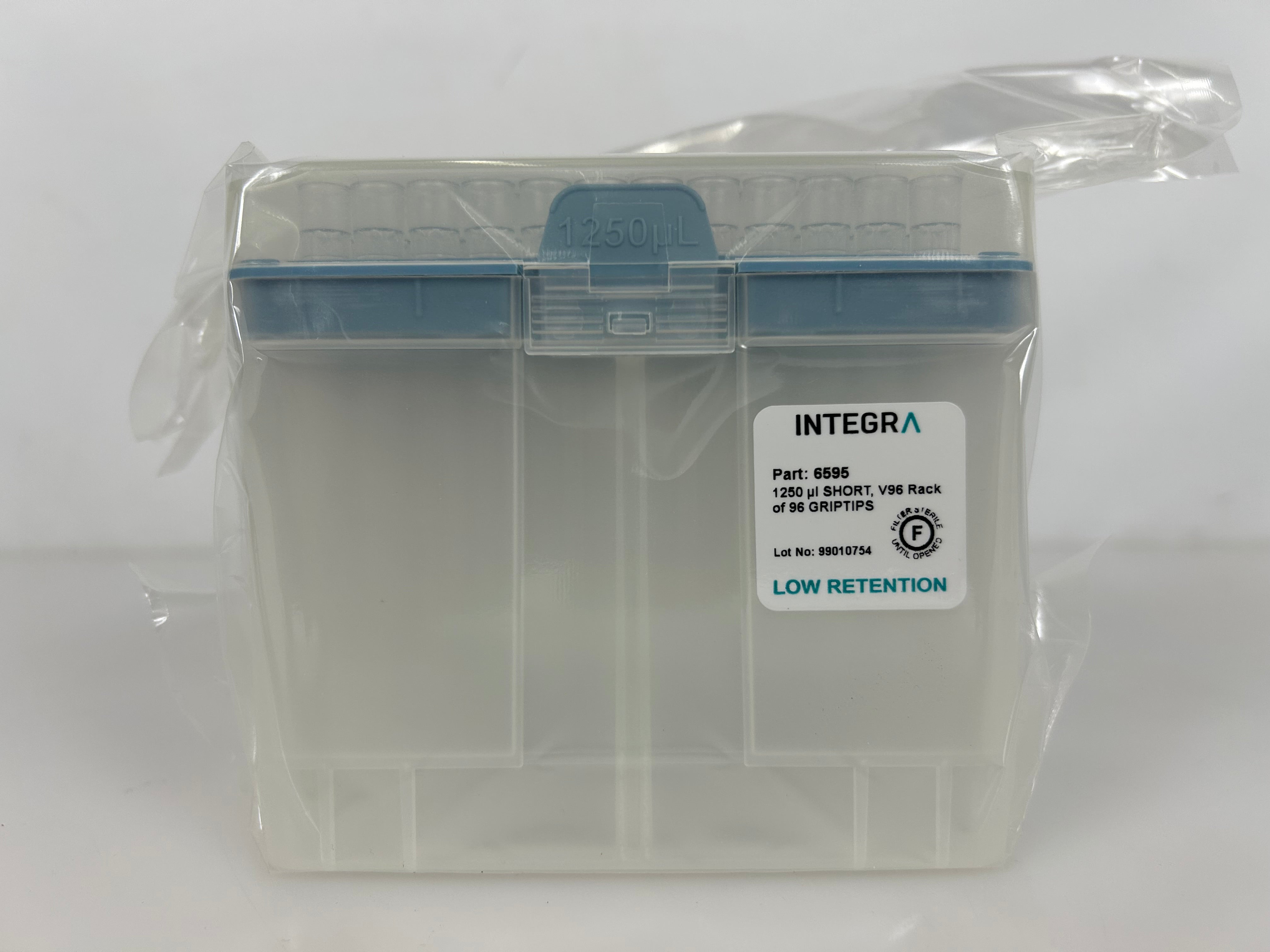 Integra 1250µ Grip Tips Pipettes 96 Rack Low Retention ( 5 Pack)