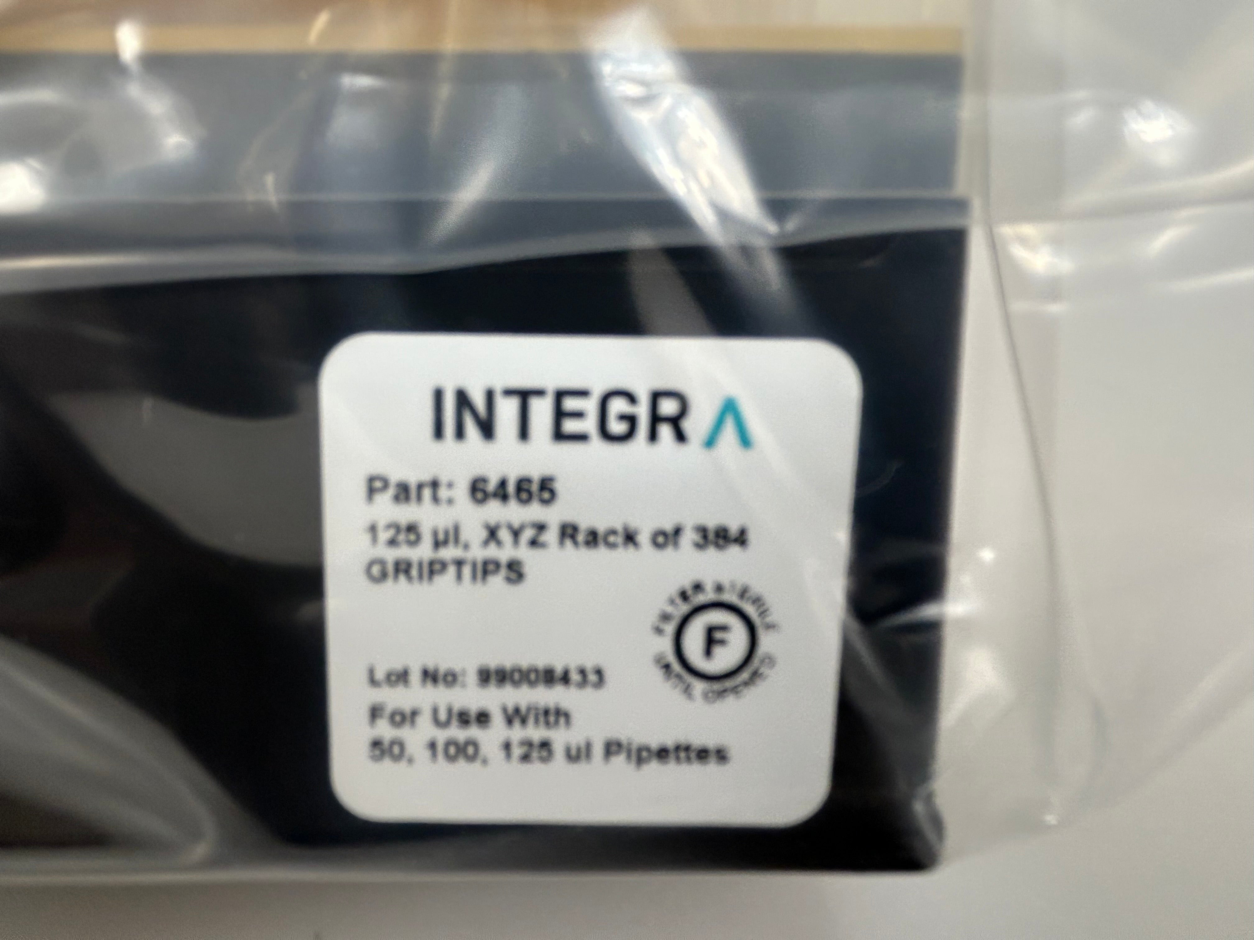 Integra 125µ Grip Tips Pipettes 384 Rack ( 5 Pack)