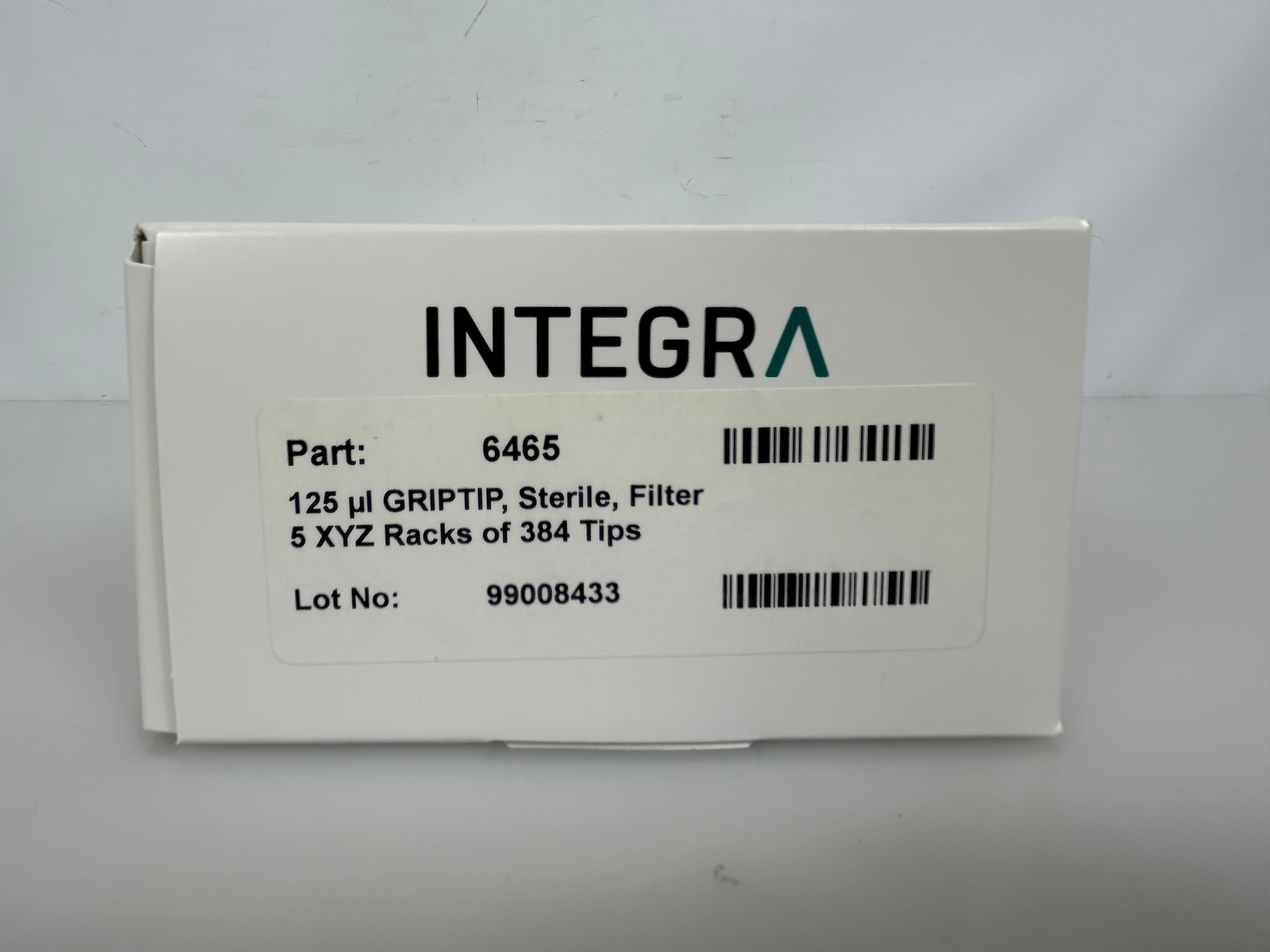 Integra 125µ Grip Tips Pipettes 384 Rack ( 5 Pack)