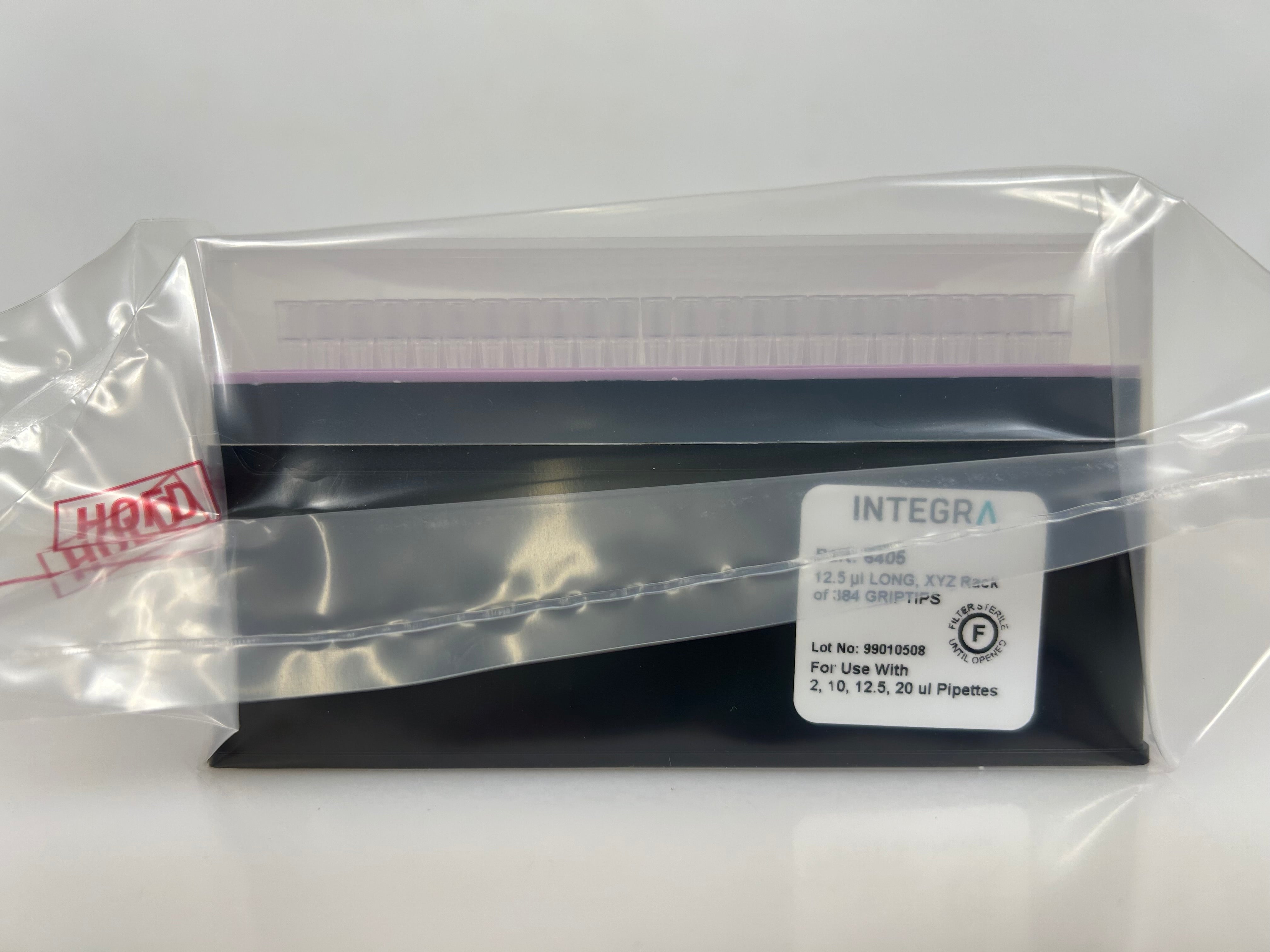 Integra 12.5µ Grip Tips Pipettes 384 Rack ( 5 Pack)