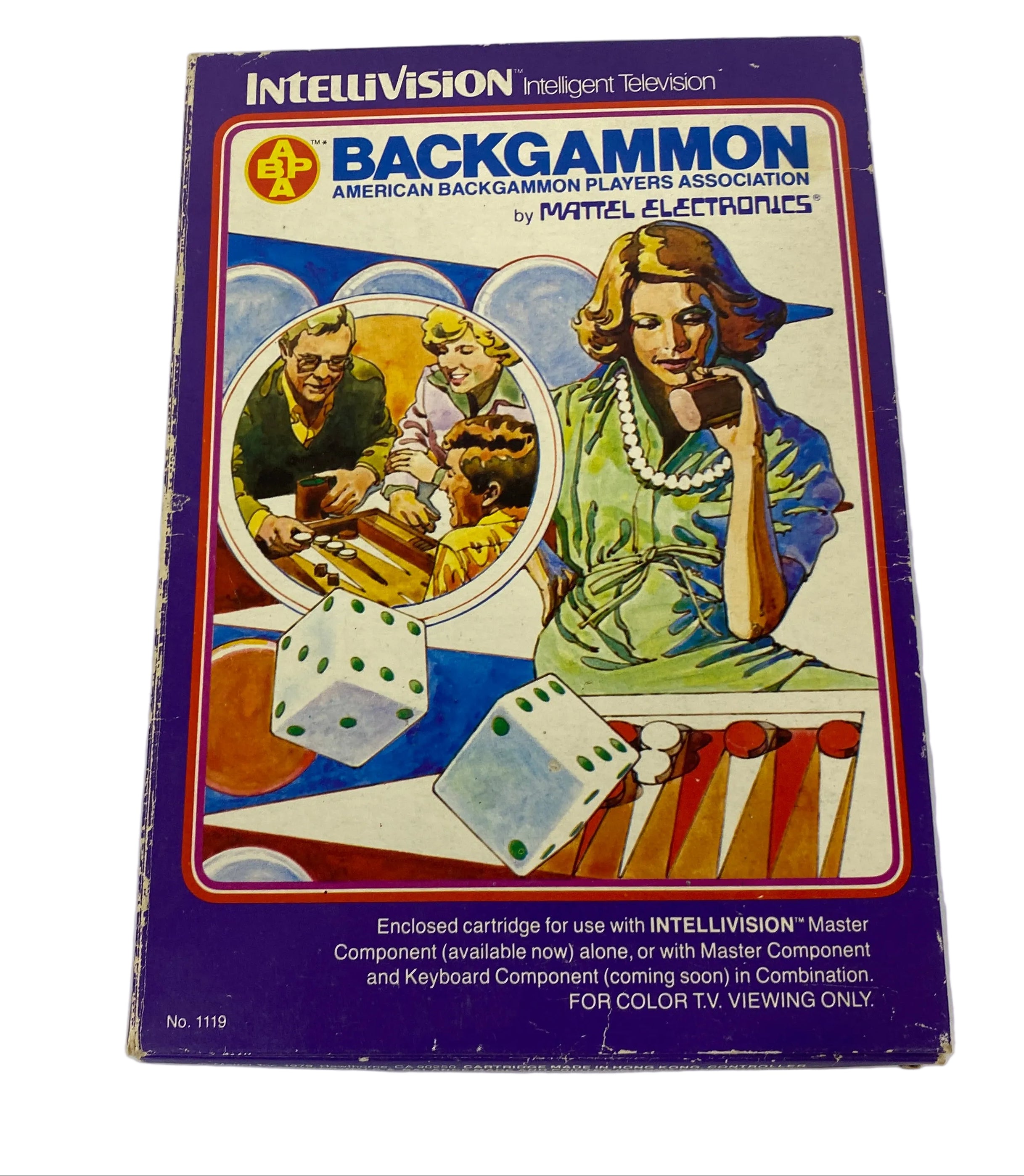 Intellivision ABPA Backgammon Video Game