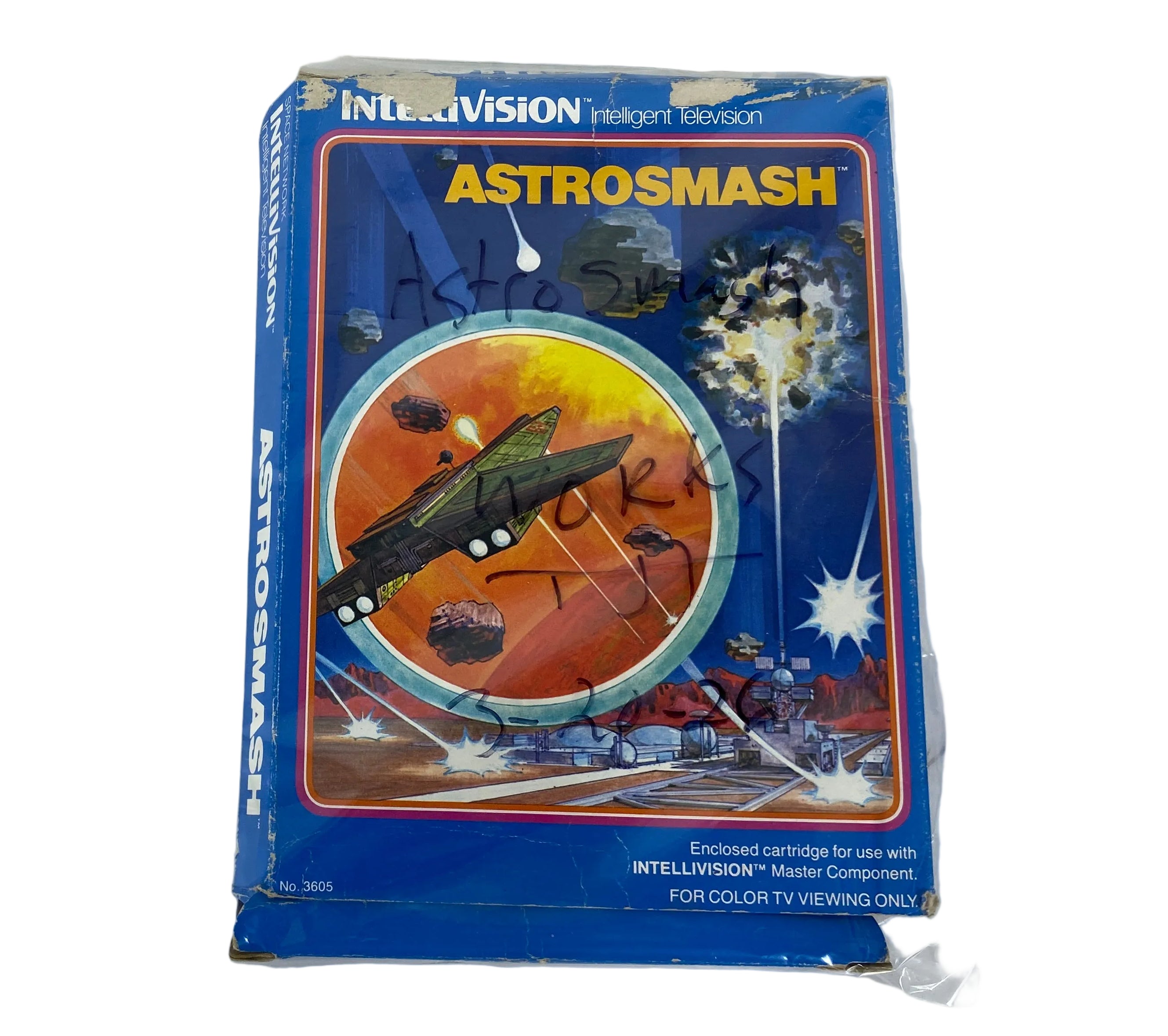 Intellivision Astromash Video Game