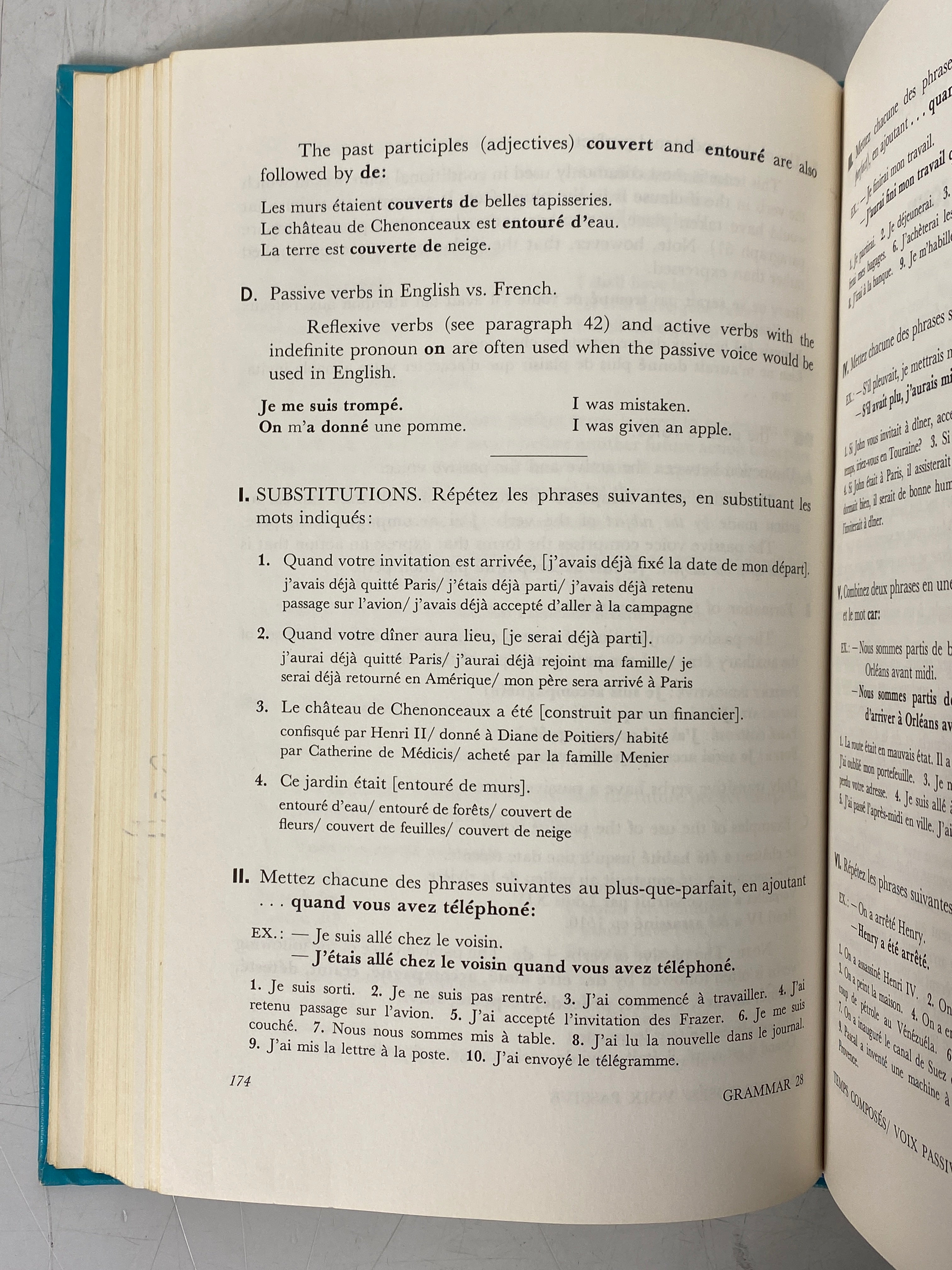 Intermediate Conversational French by Harris/Leveque 1968 Vintage Textbook HC