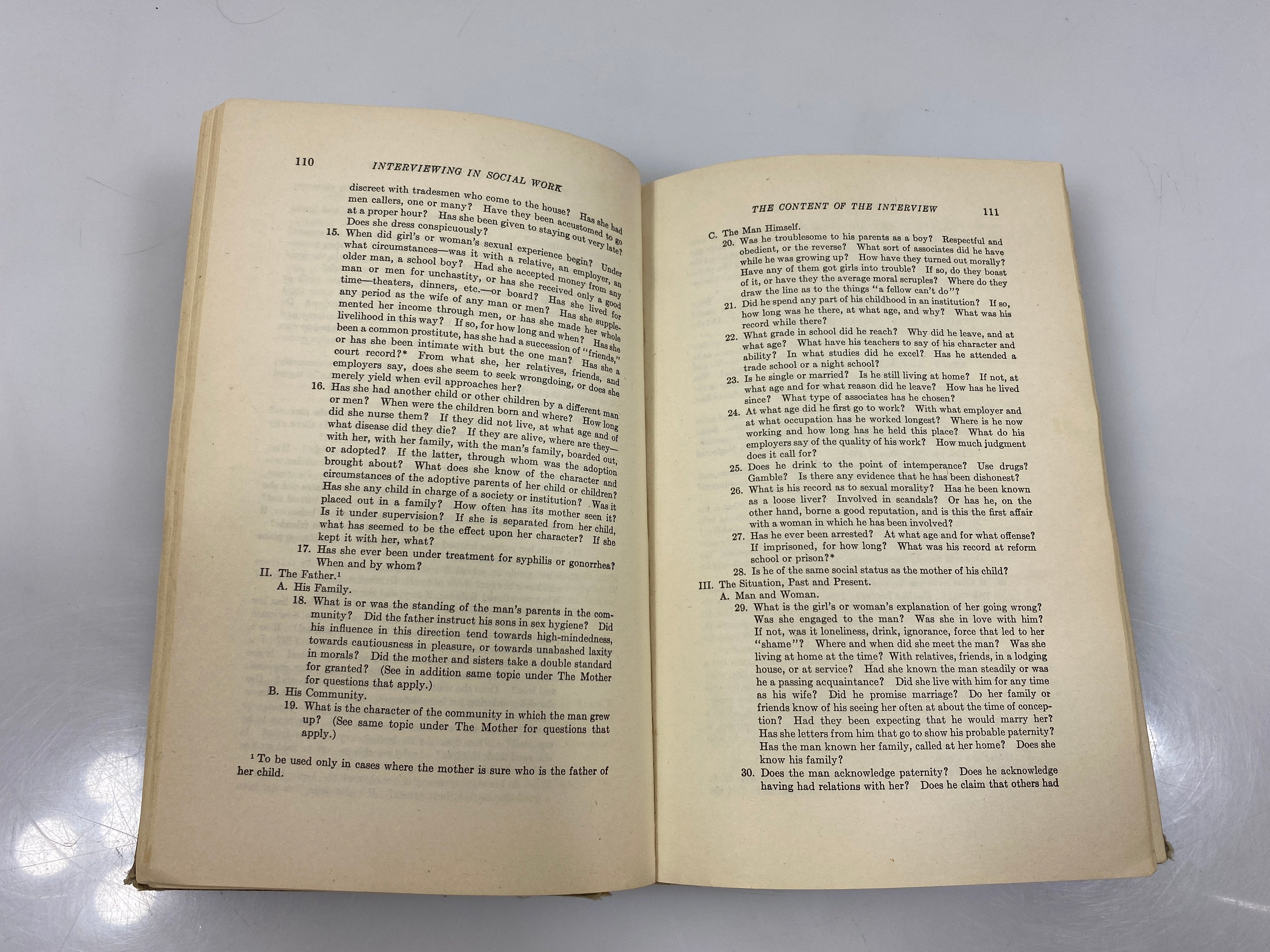 Interviewing in Social Work by Young Ex-library 1935 HC