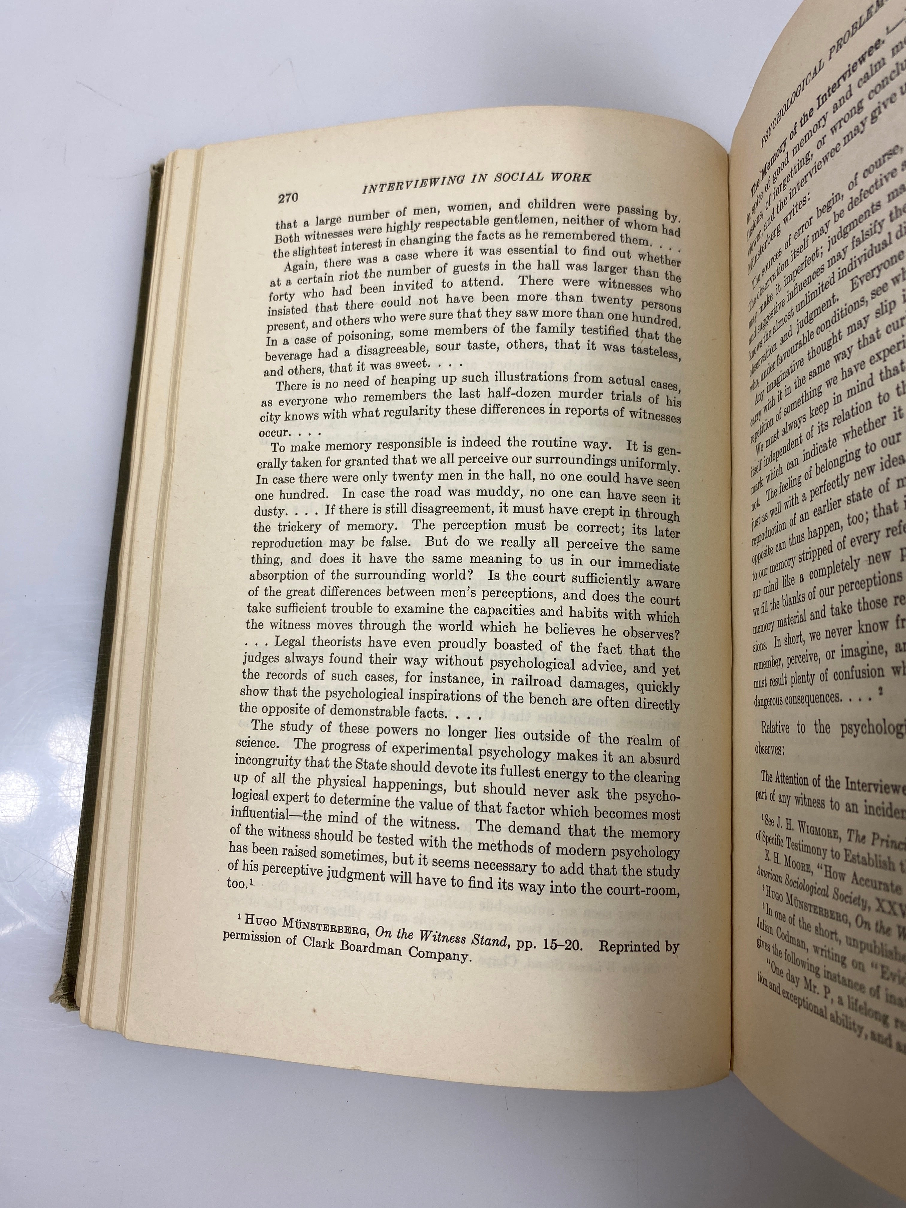 Interviewing in Social Work by Young Ex-library 1935 HC