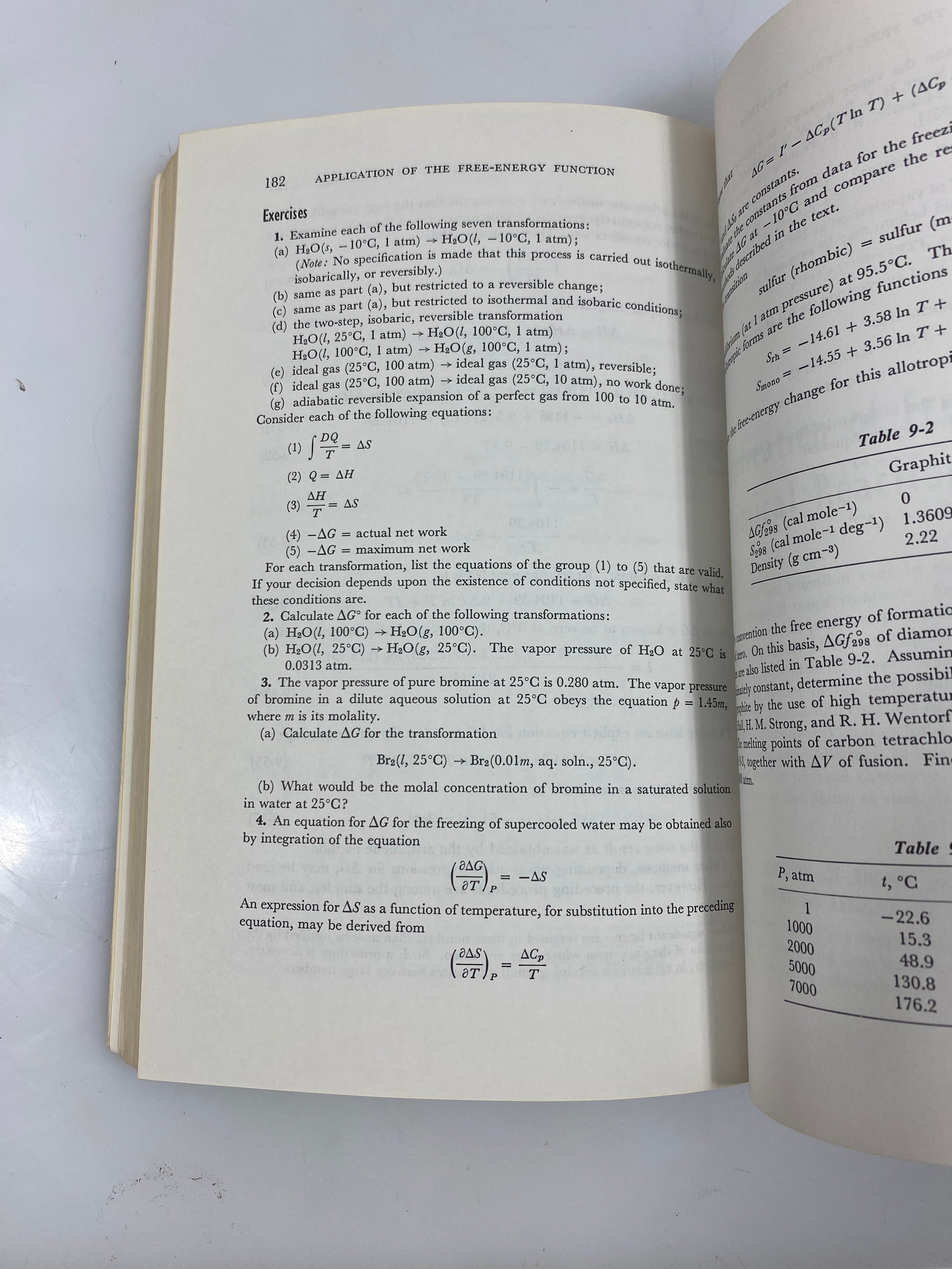 Introduction to Chemical Thermodynamics by Klotz 1964 SC