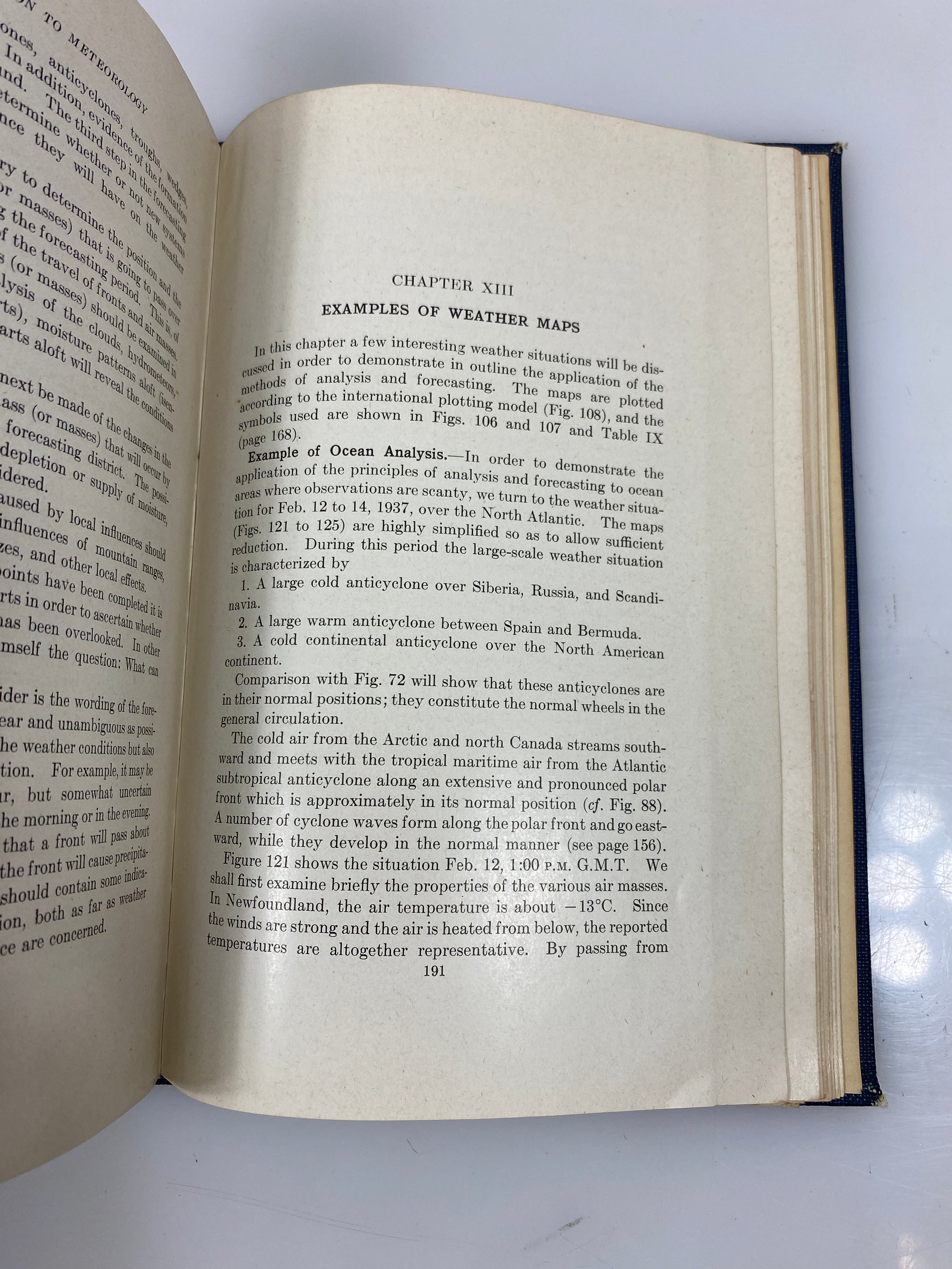 Introduction to Meteorology by Petterssen 1941 McGraw-Hill HC