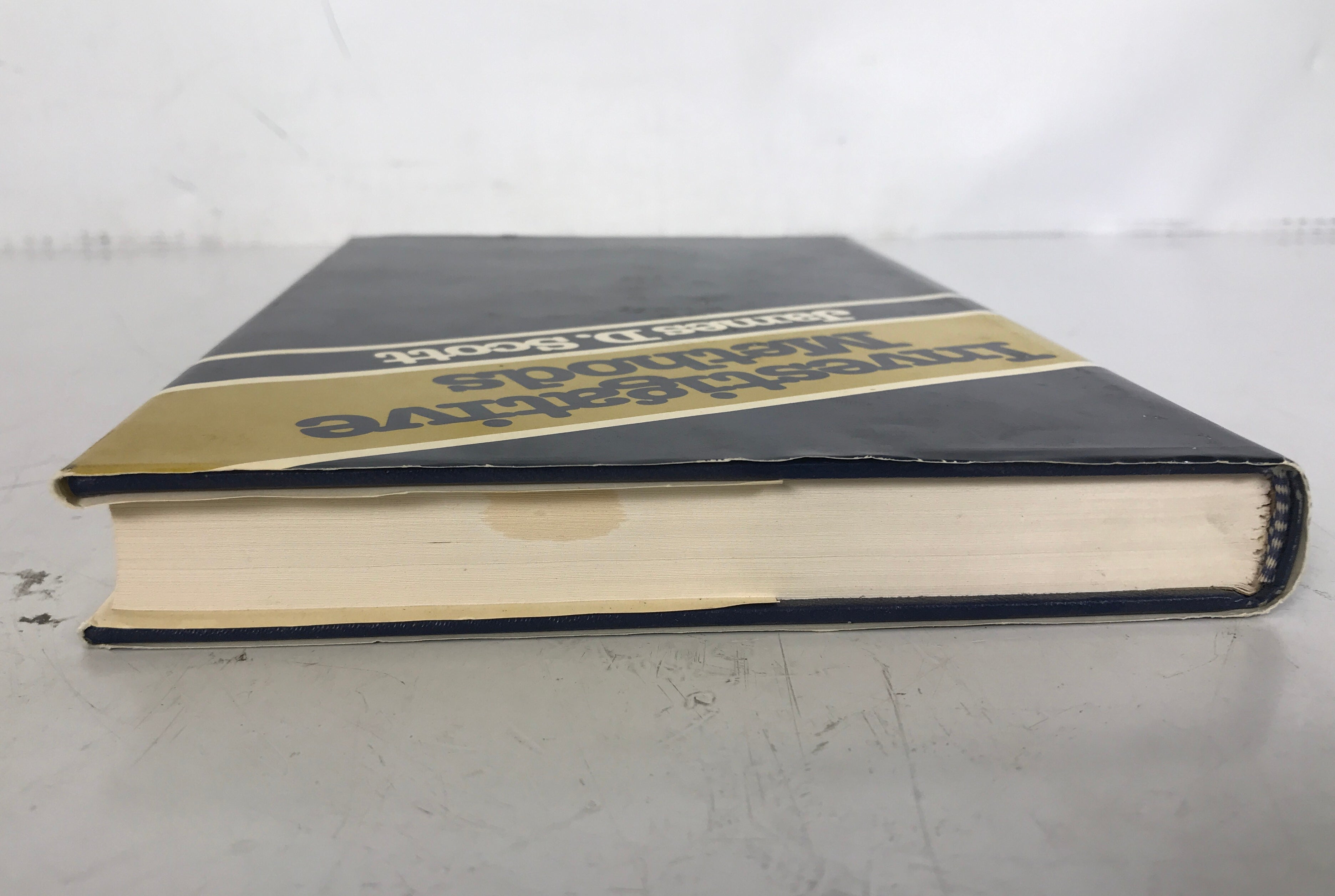 Investigative Methods by James Scott 1978 Signed HC DJ