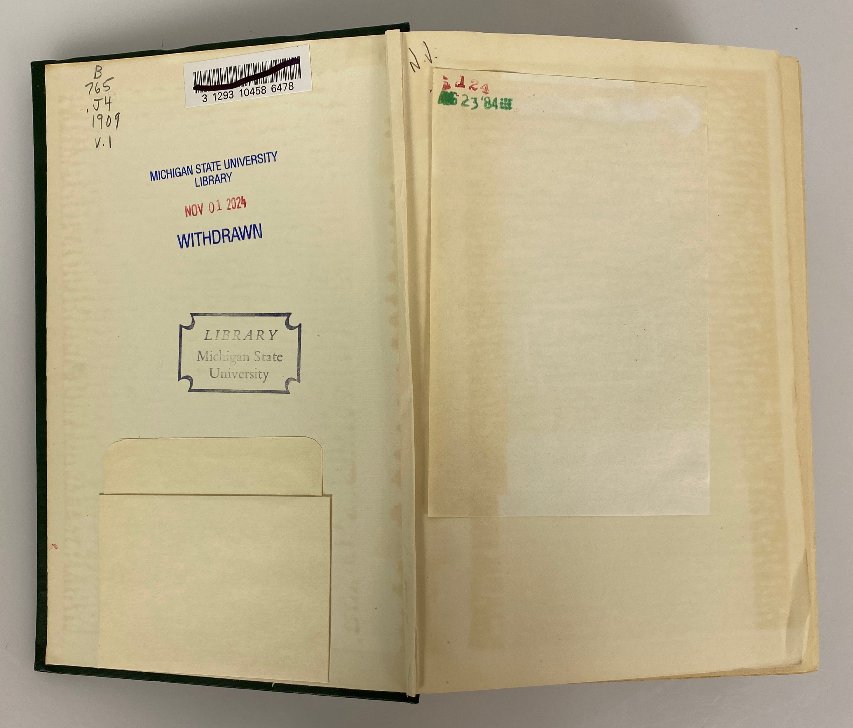 Ioannis Saresberiensis Book 8 (in Latin) by Clemens Webb 1909 Ex-Library HC