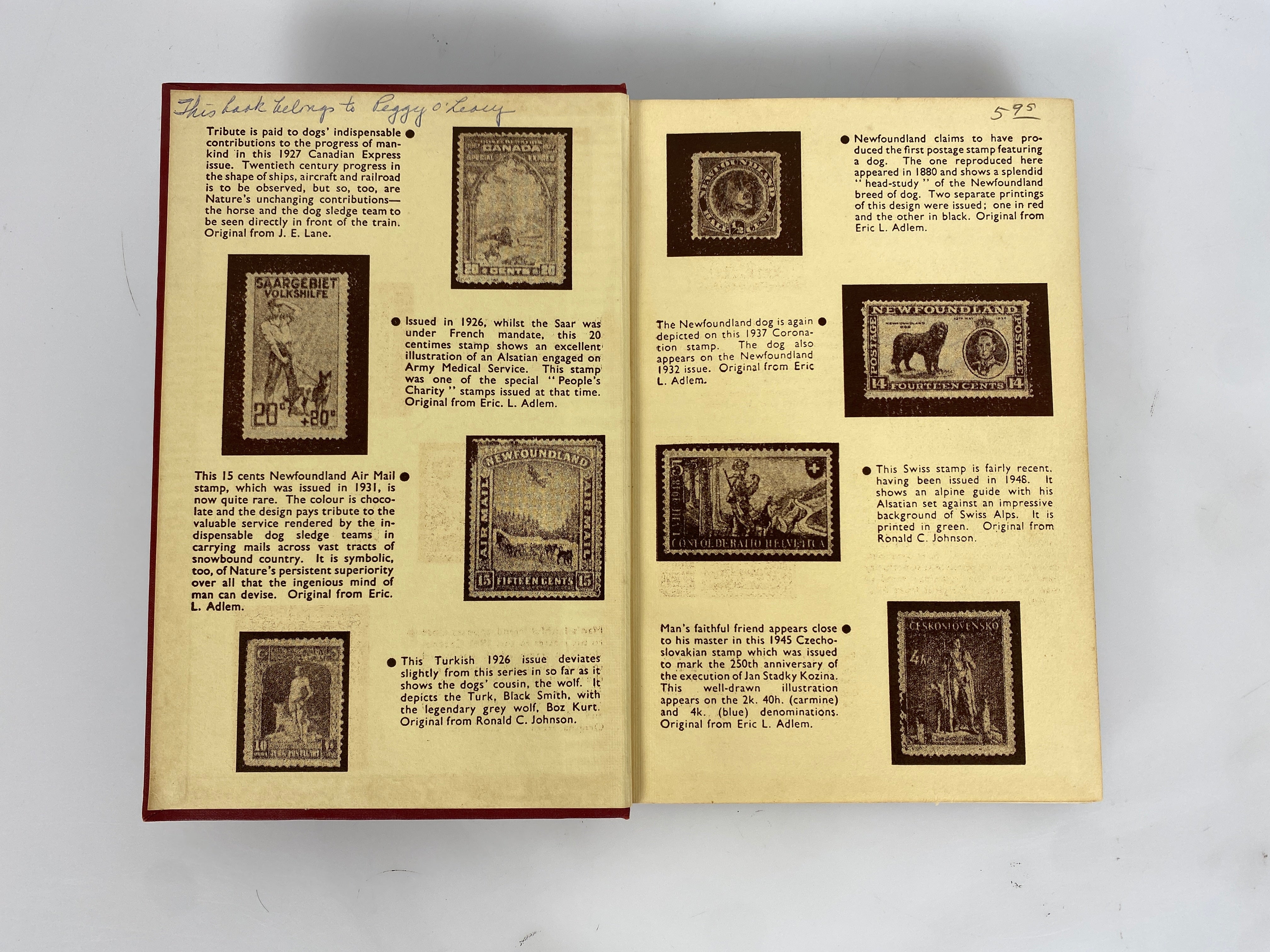 Irish Setter Word and Picture by William Thompson 1954 Vintage HC