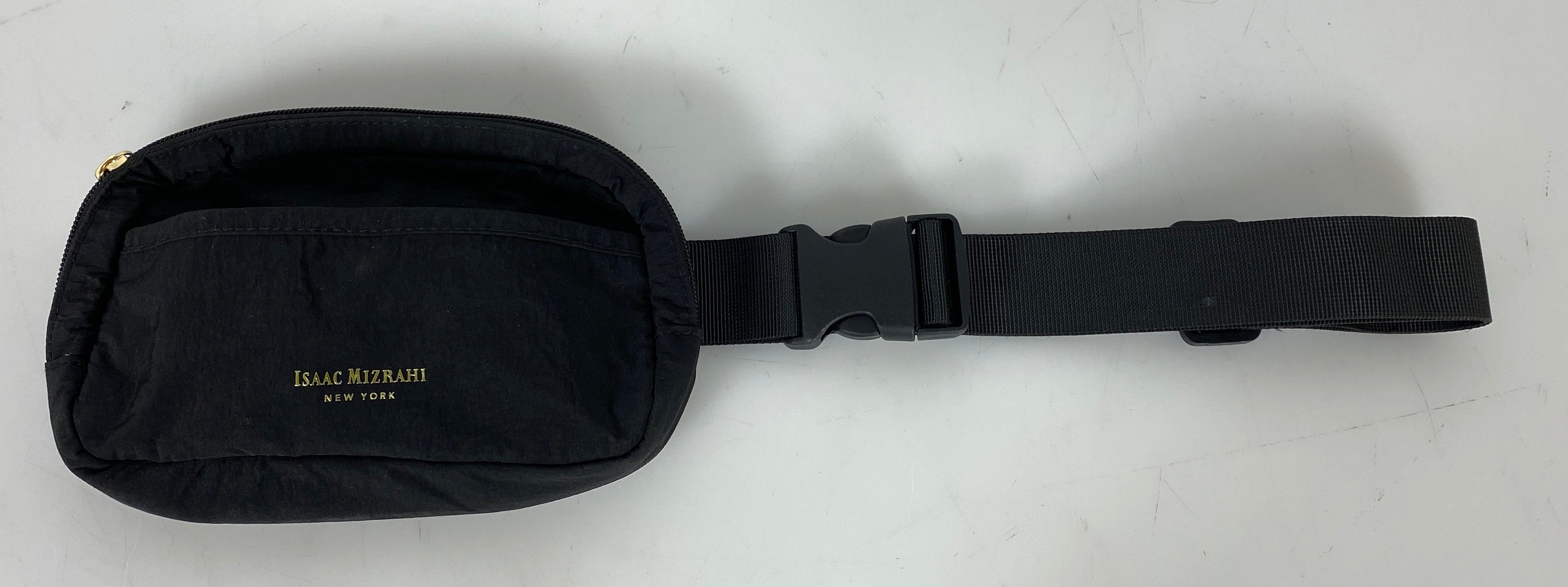 Isaac Mizrahi Black Fanny Pack