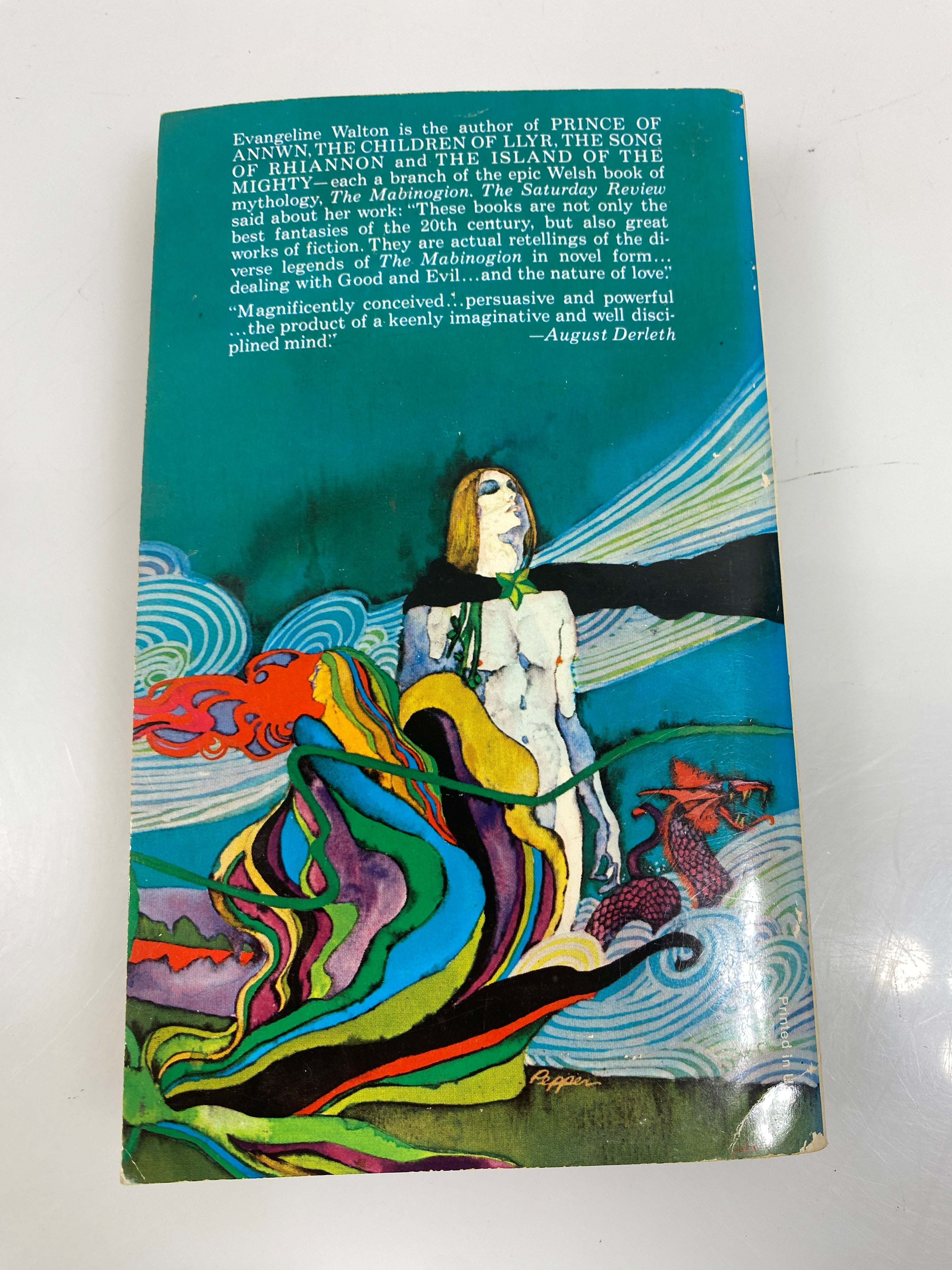 Island of the Mighty Evangeline Walton Paperback SC 1974