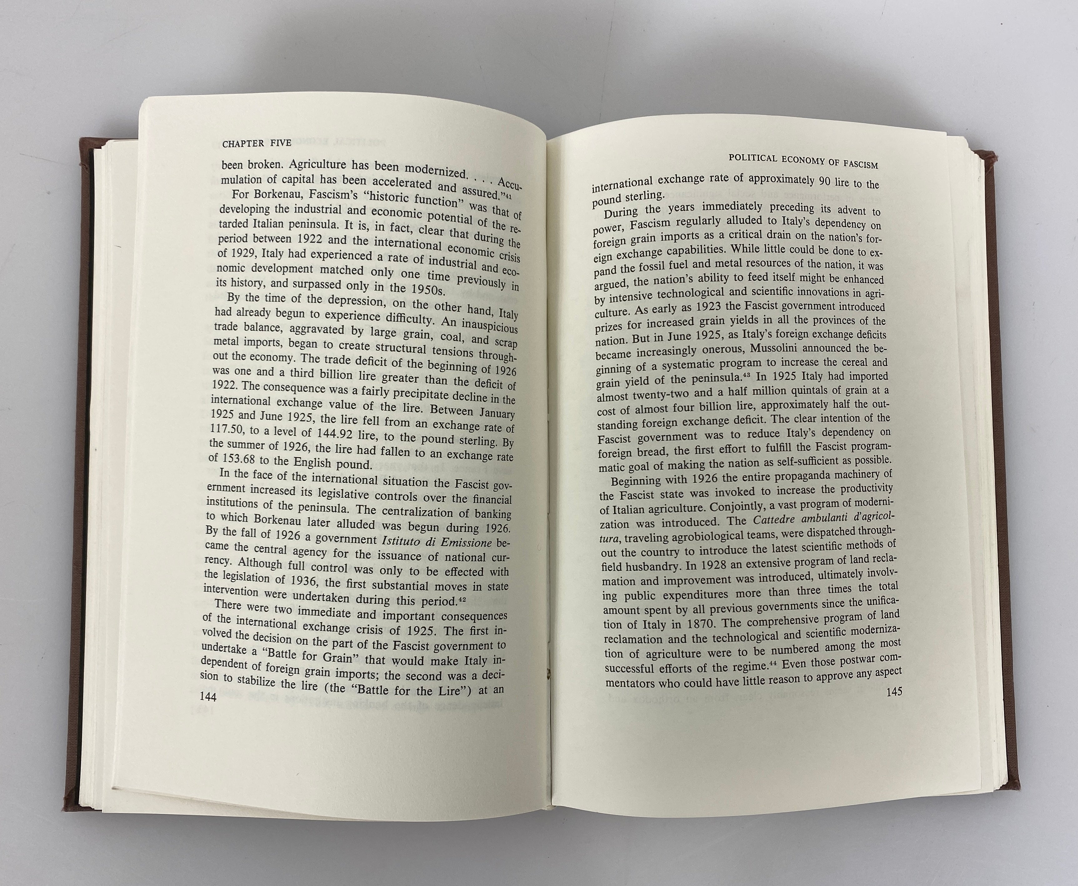 Italian Fascism & Developmental Dictatorship 1979 Ex-Library HC