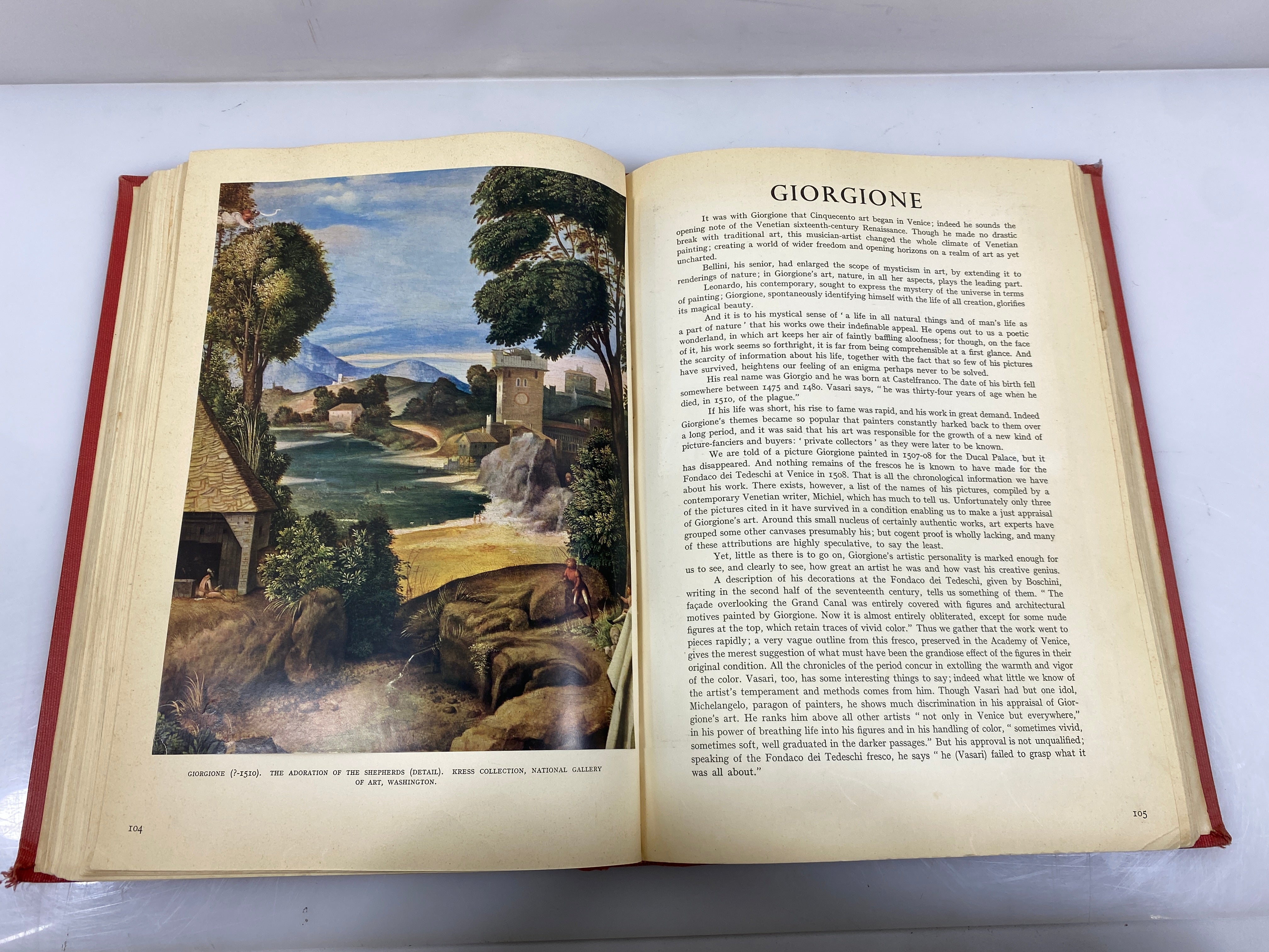 Italian Painting The Renaissance Albert Skira 1951 Ex-Library HC