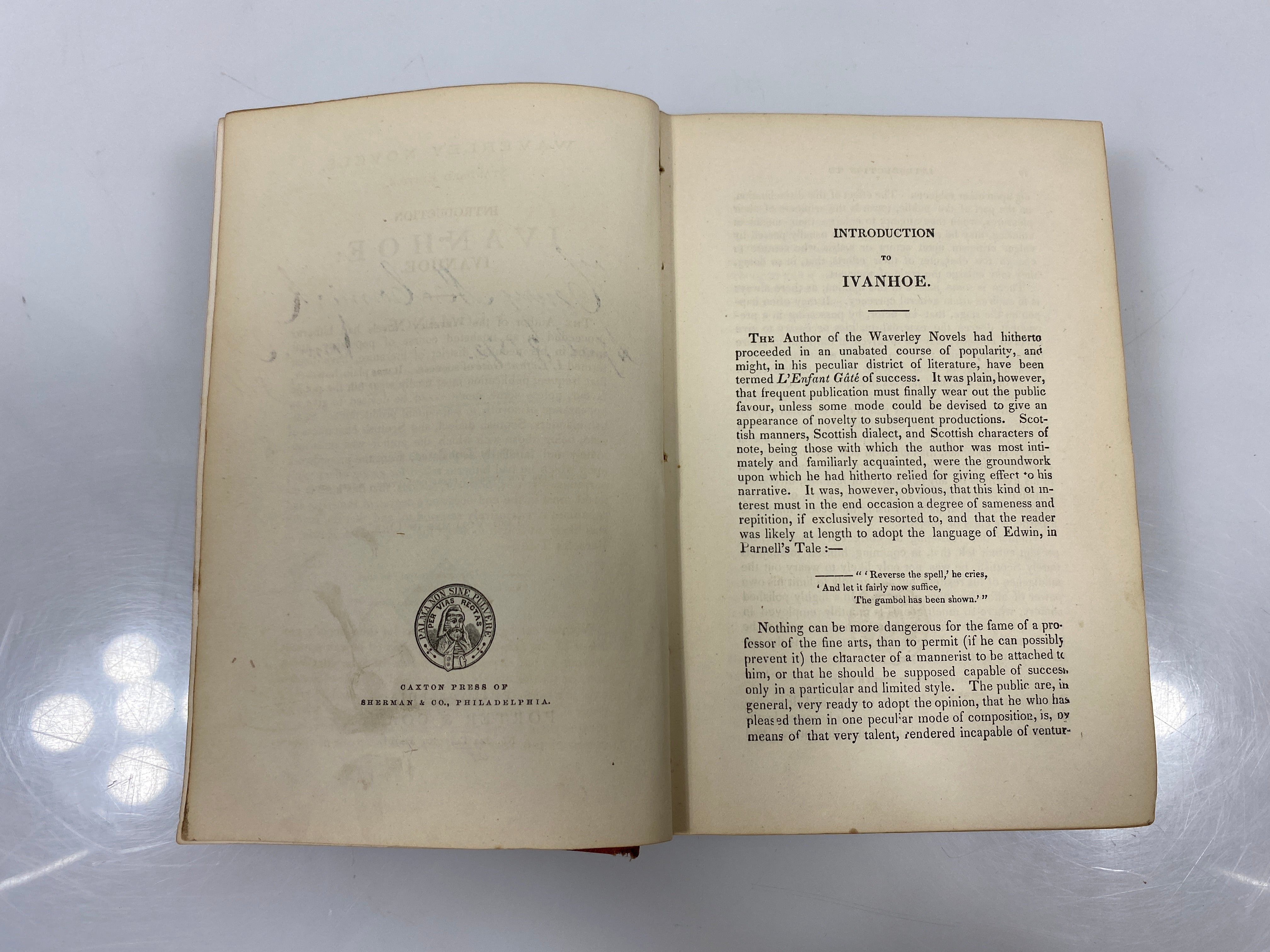 Ivanhoe by Walter Scott Waverley Novels c.1872 HC