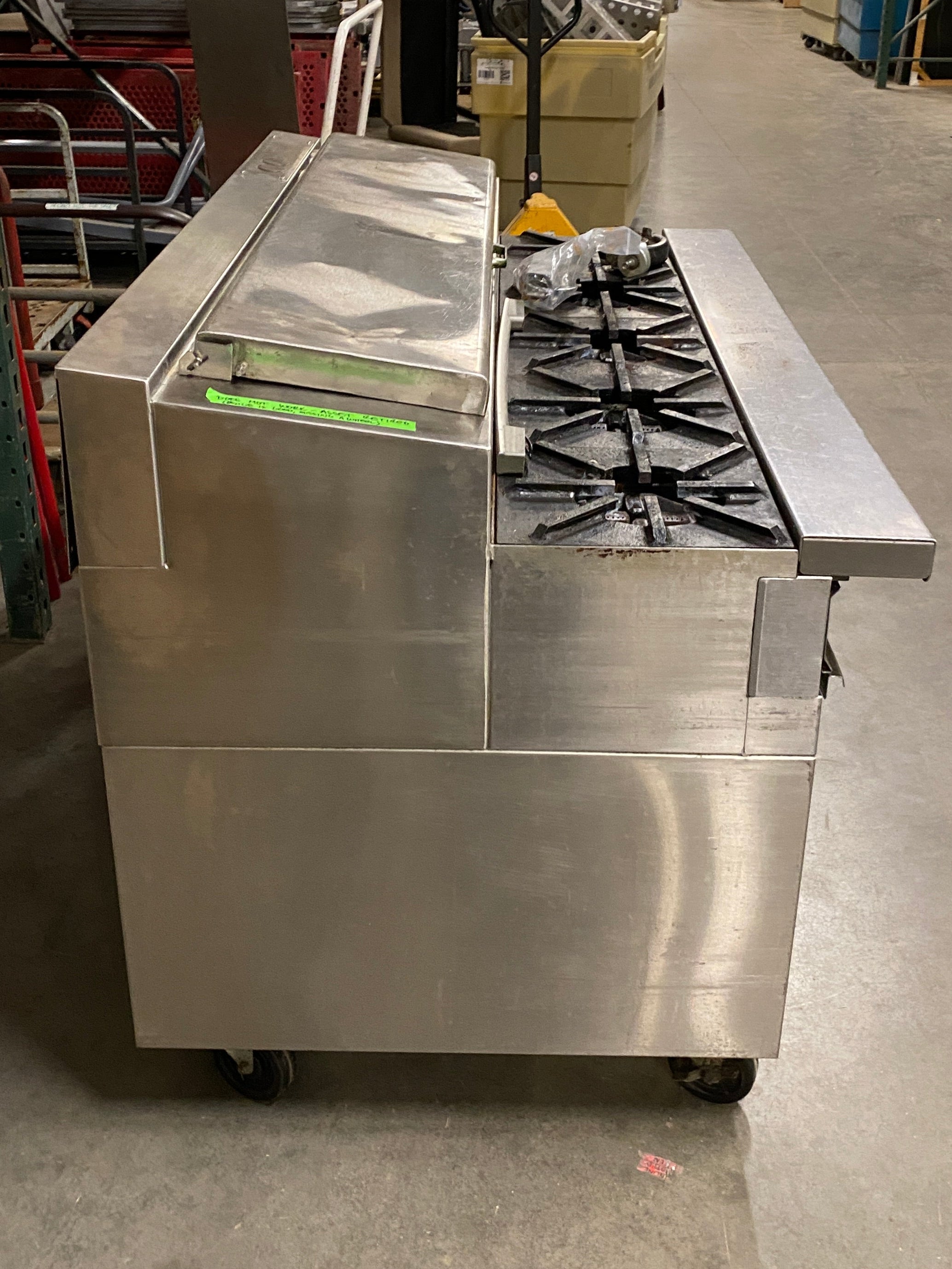 Jade Refrigeration 5 Cast Iron Stove Tops w/ Refrigerated Drawers and Container #2 *Does Not Work*