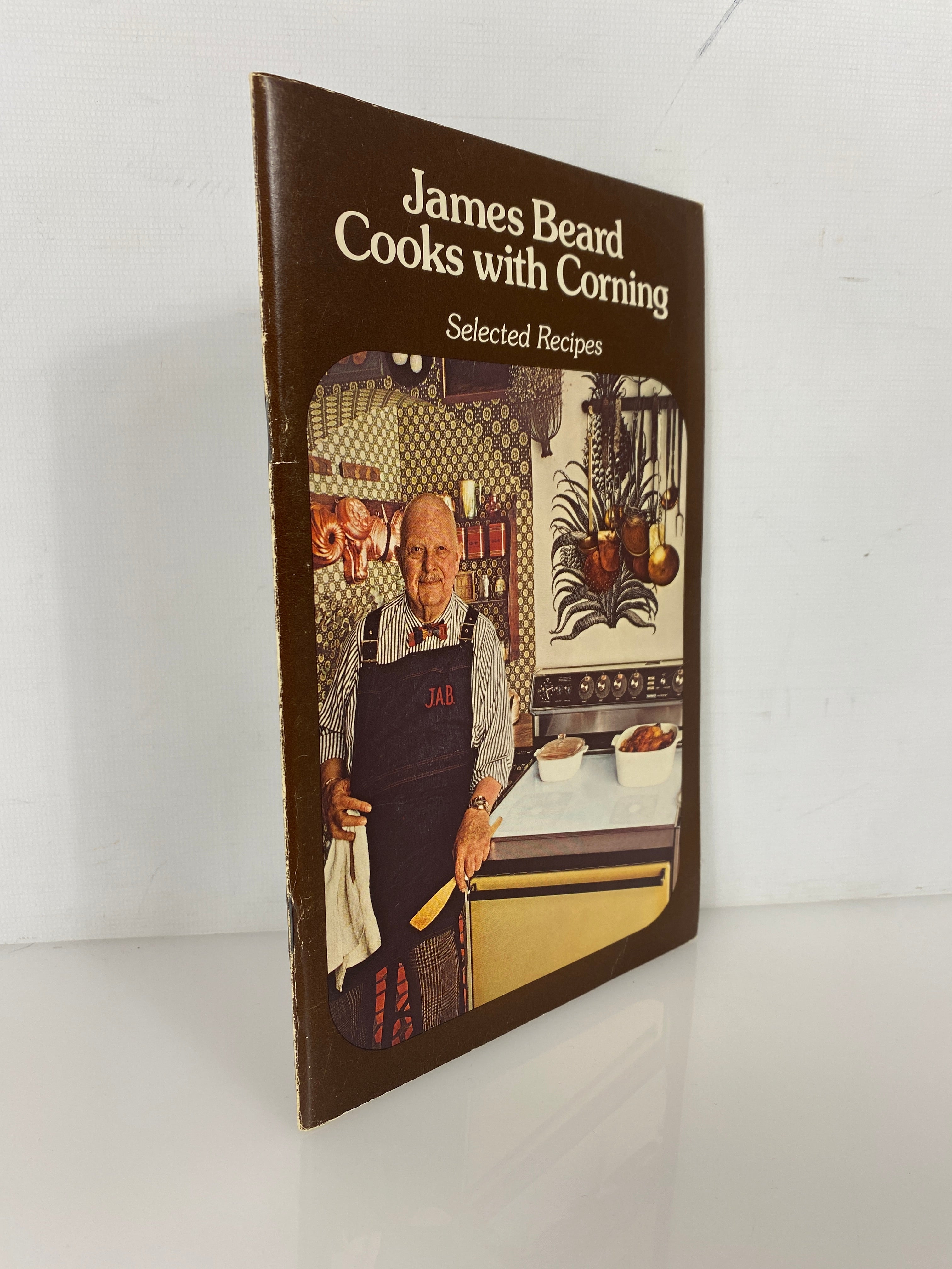 James Beard Cooks With Corning 1973 Vintage SC Booklet