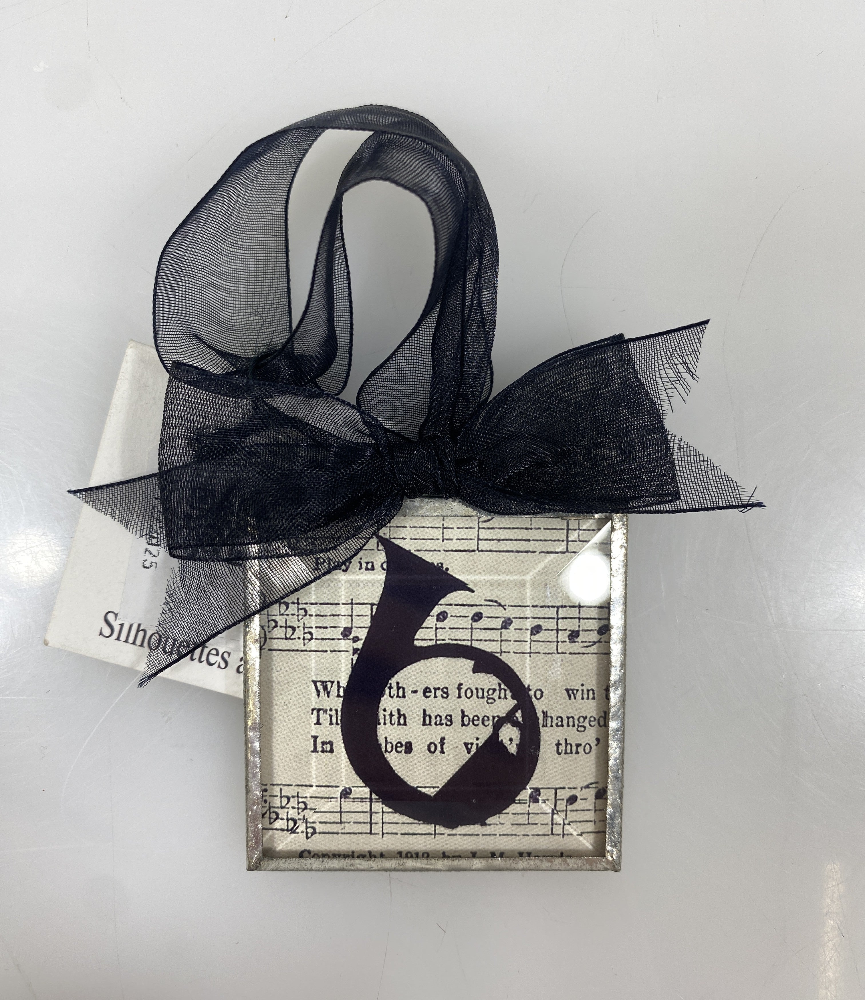 Jan Blough Glass Sheet Music Ornamet