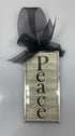 Jan Blough Silhouettes and More Glass Sheet Music and Peace Ornamet