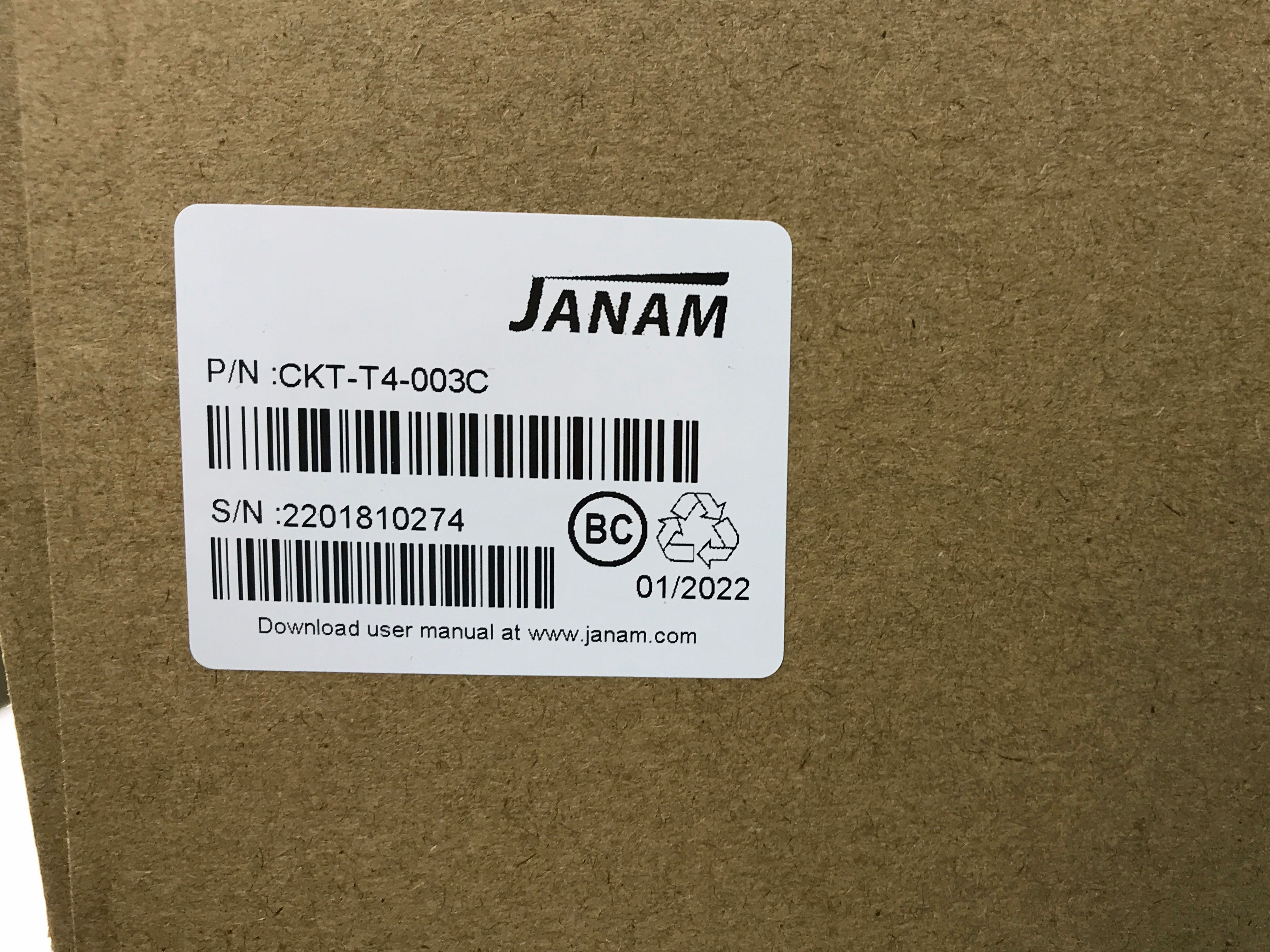 Janam Technologies CKT-T4-003C 4 Slot Charging Cradle Kit