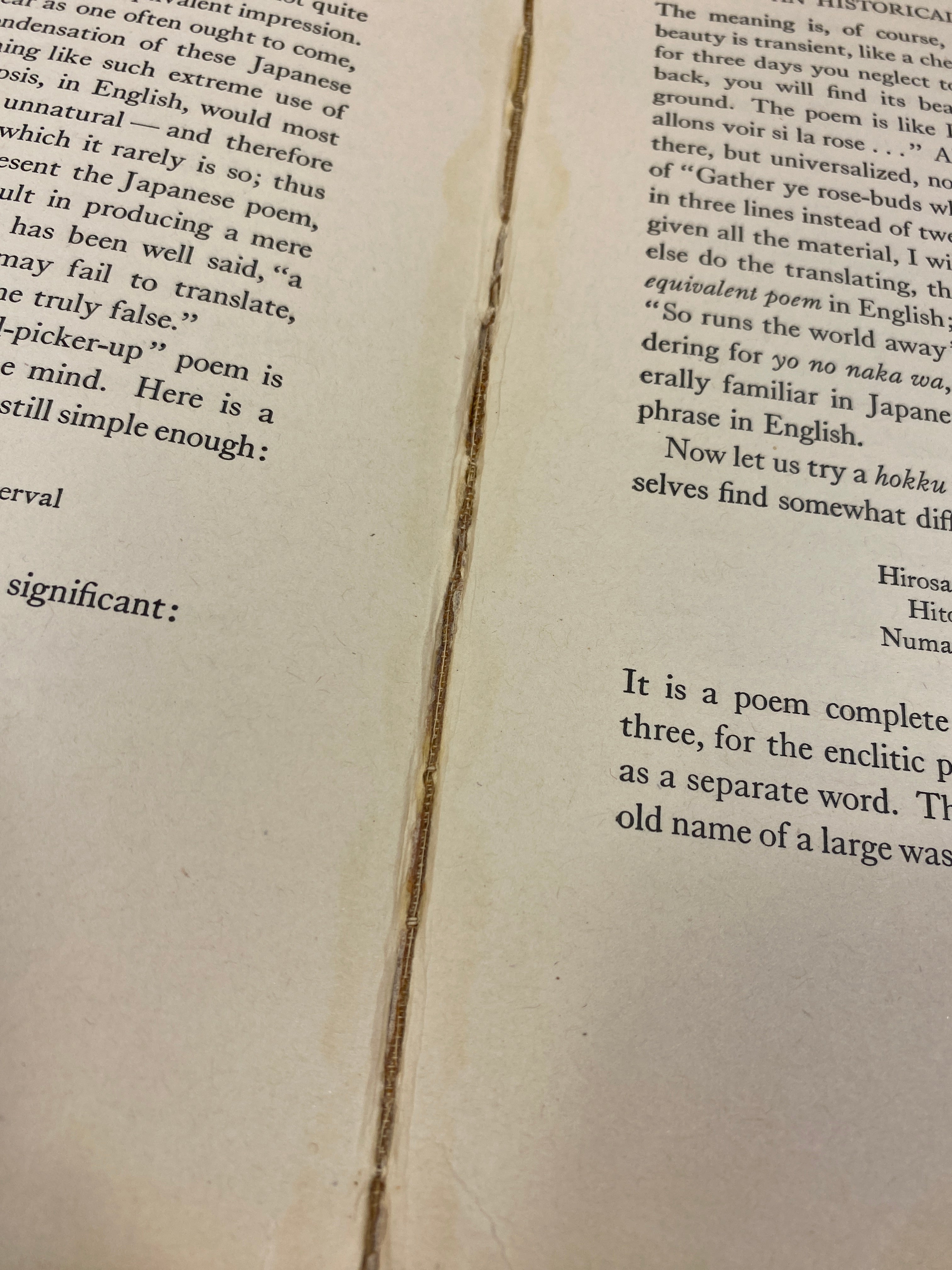 Japanese Poetry an Historical Essay by Page Ex-library 1923 HC