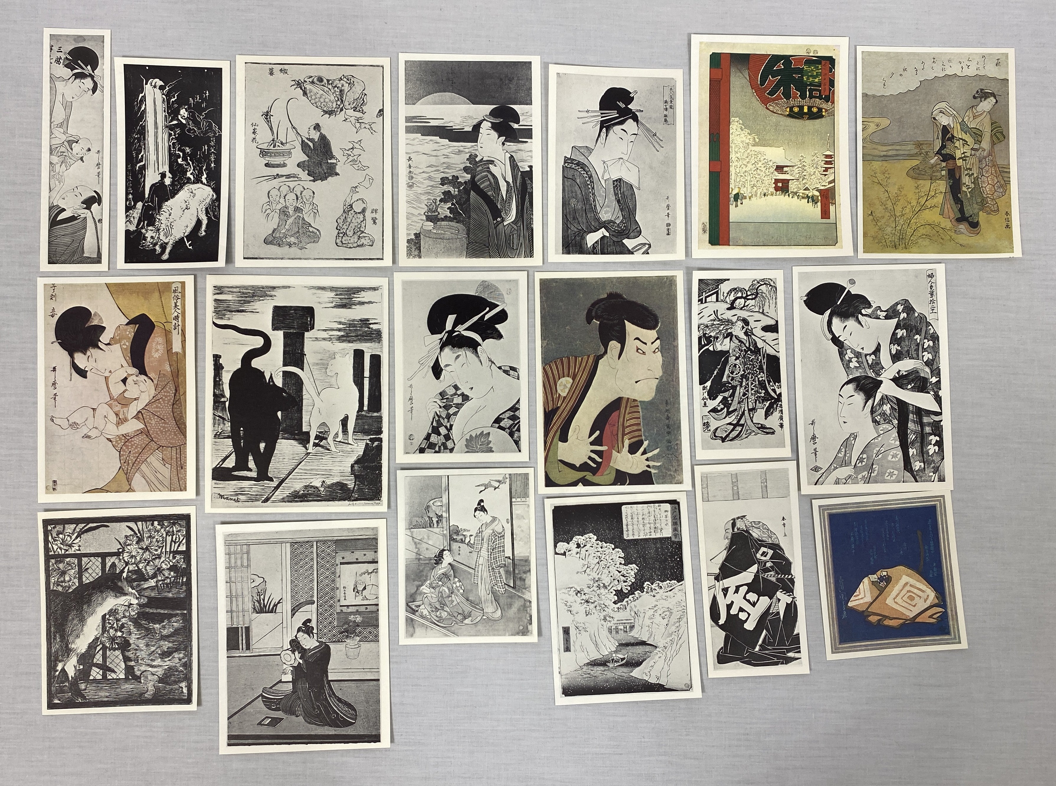 Japanese Woodcuts and French Painting Prints