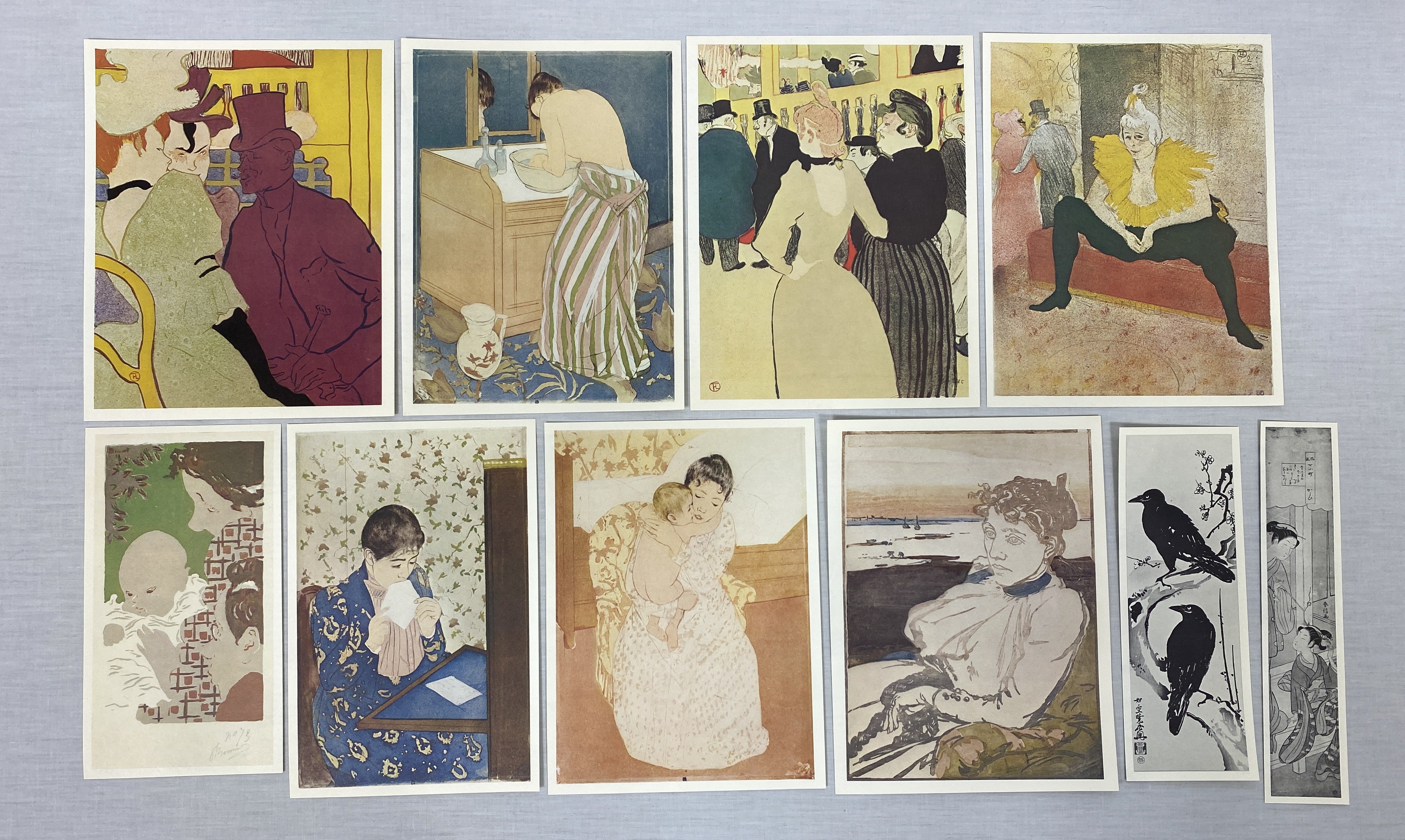 Japanese Woodcuts and French Painting Prints