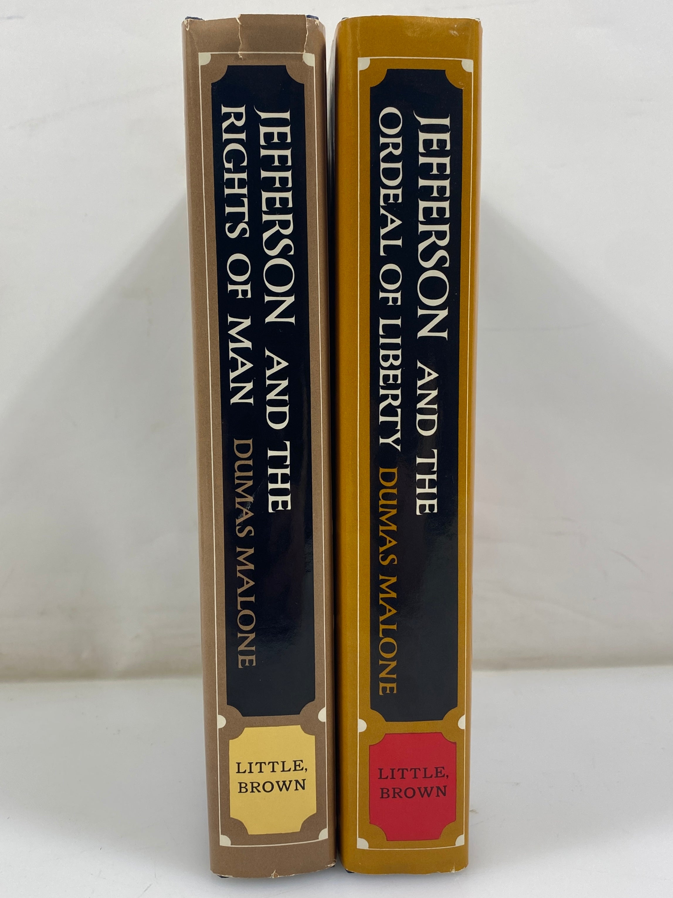 Jefferson and the Ordeal of Liberty/The Rights of Man 1951-1962 DJ HC