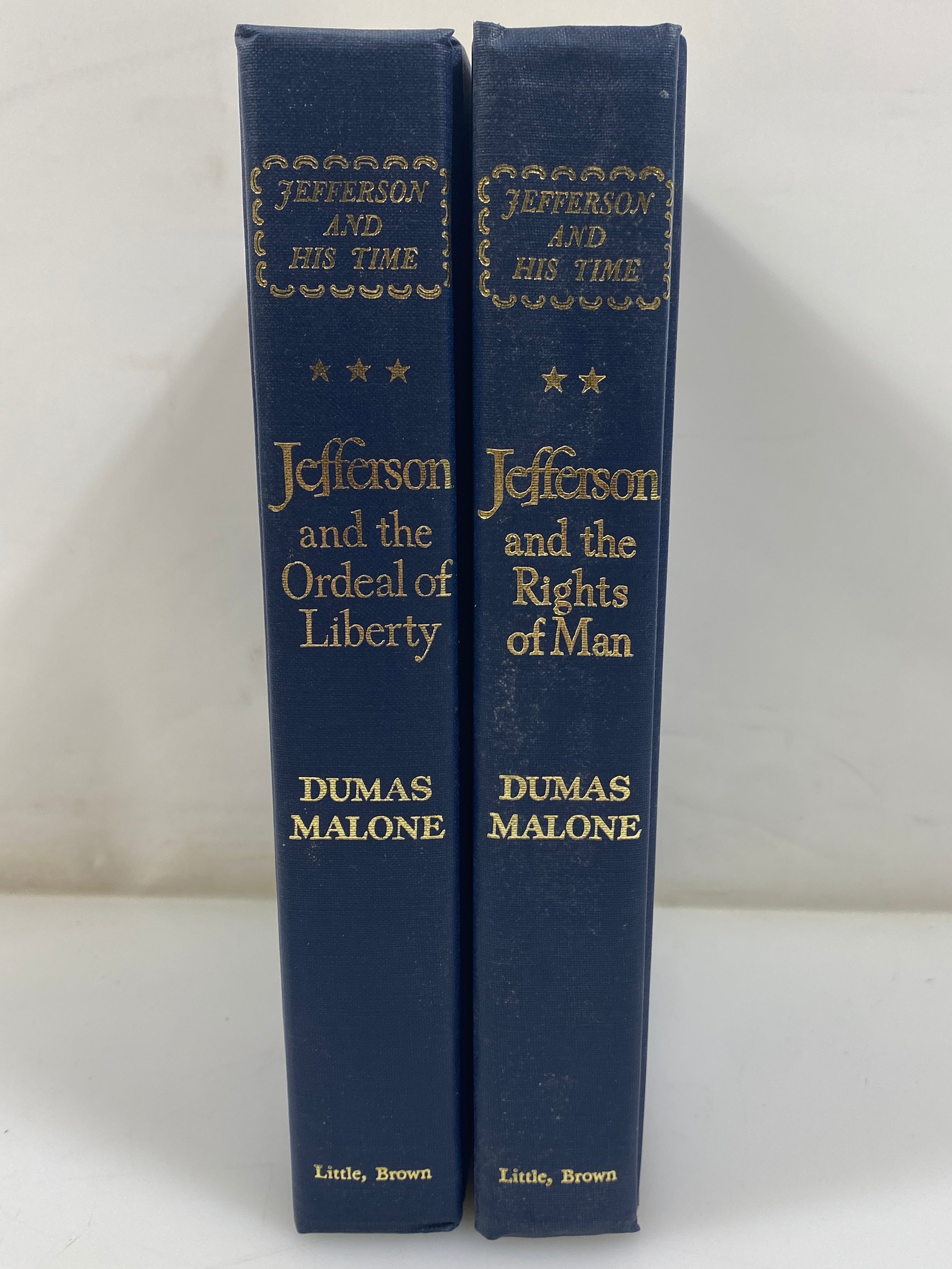 Jefferson and the Ordeal of Liberty/The Rights of Man 1951-1962 DJ HC