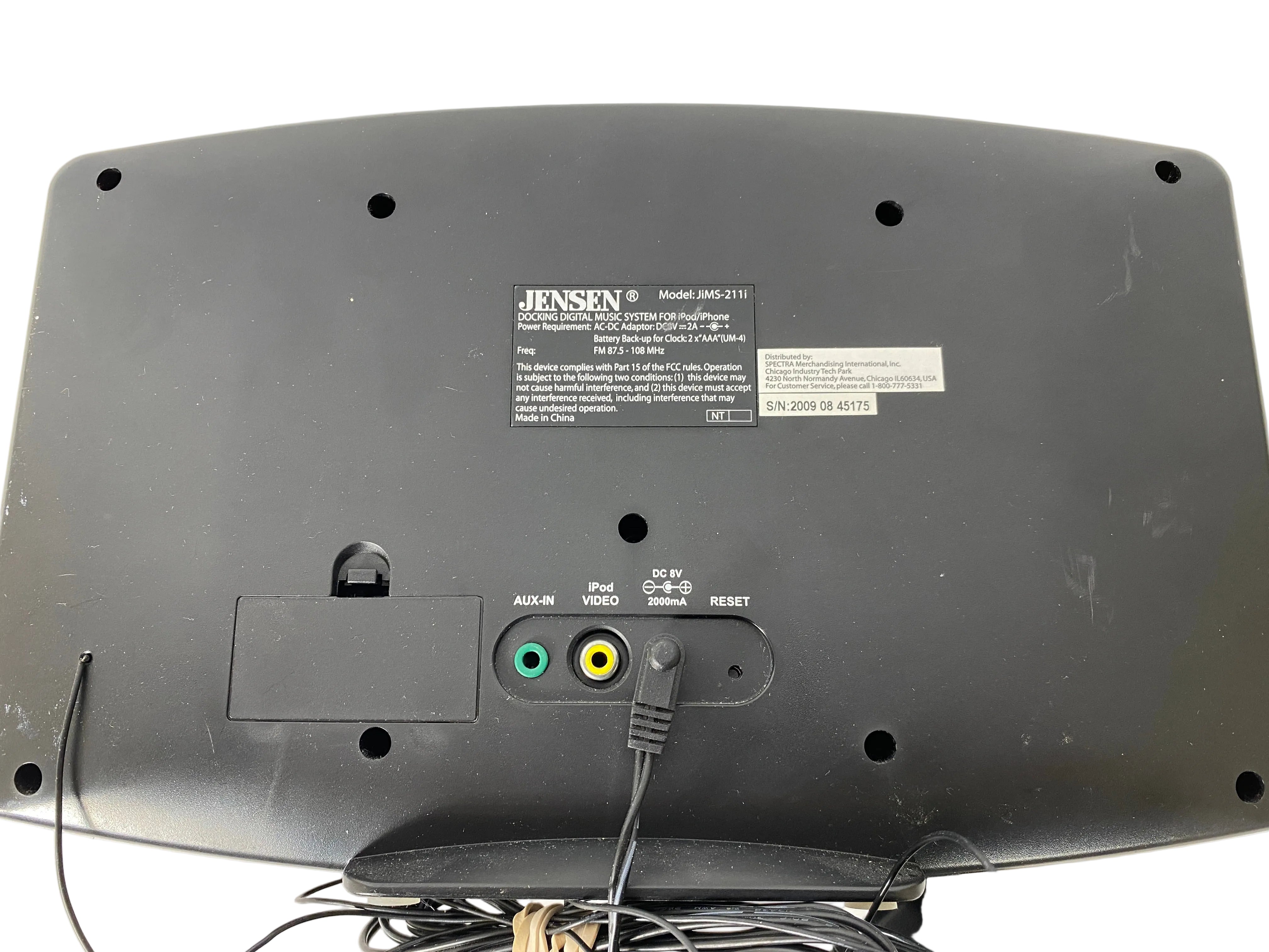 Jensen JiMS-211i Docking digital Music System for iPod/iPhone