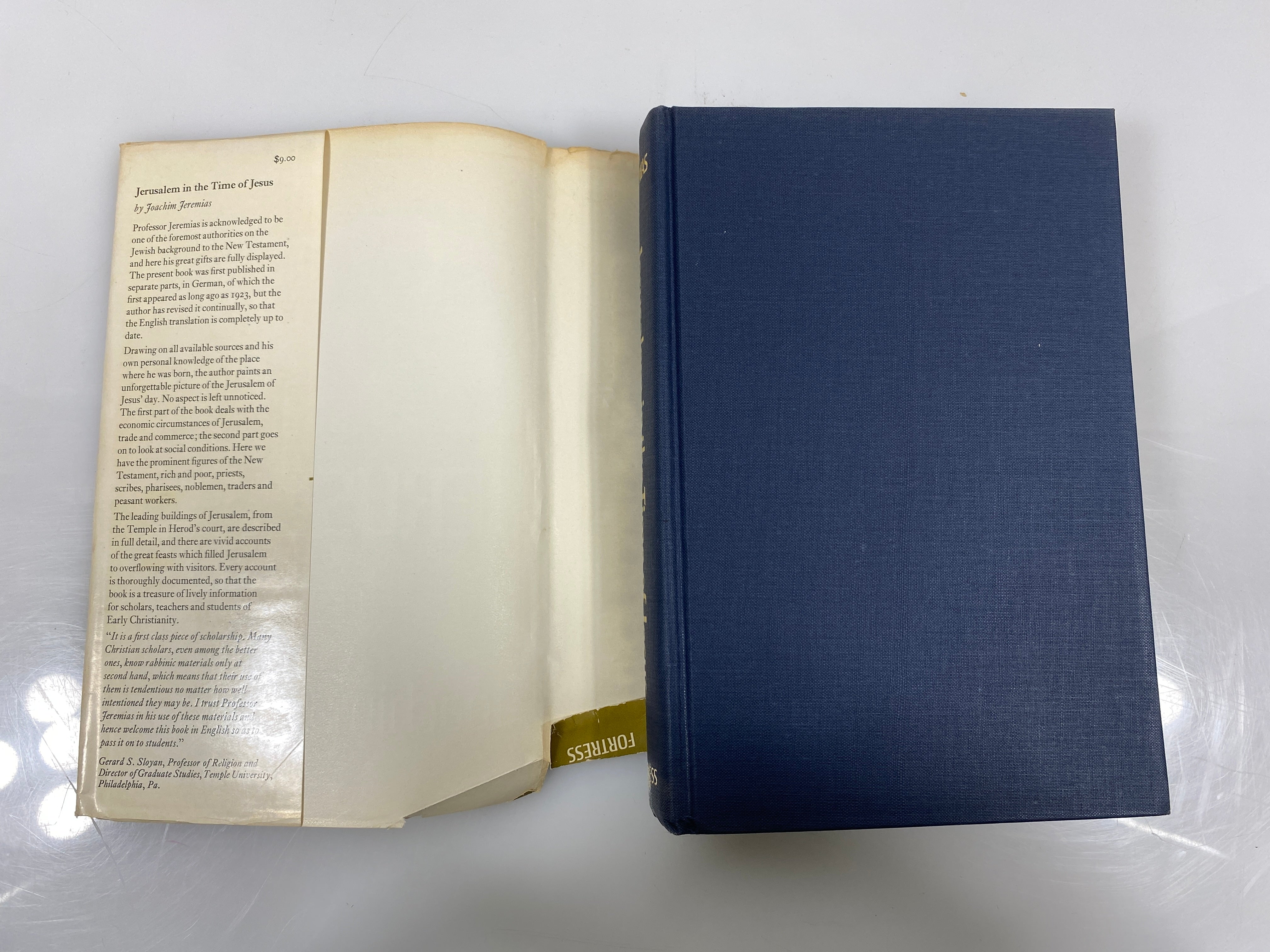 Jerusalem in the Time of Jesus by Jeremias 1969 Ex-Library HCDJ