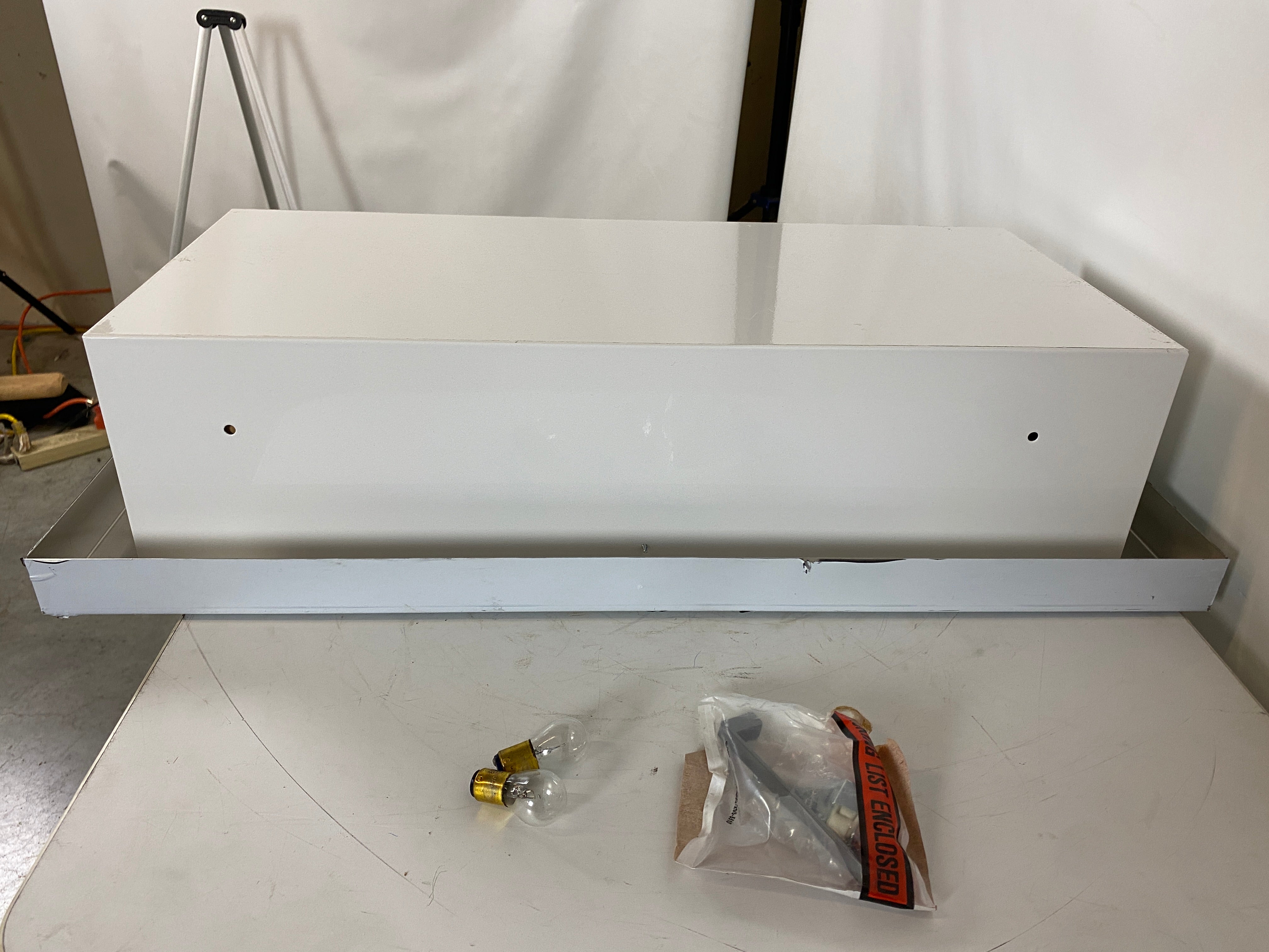 JL Industries White Recessed Fire Extinguisher Cabinet