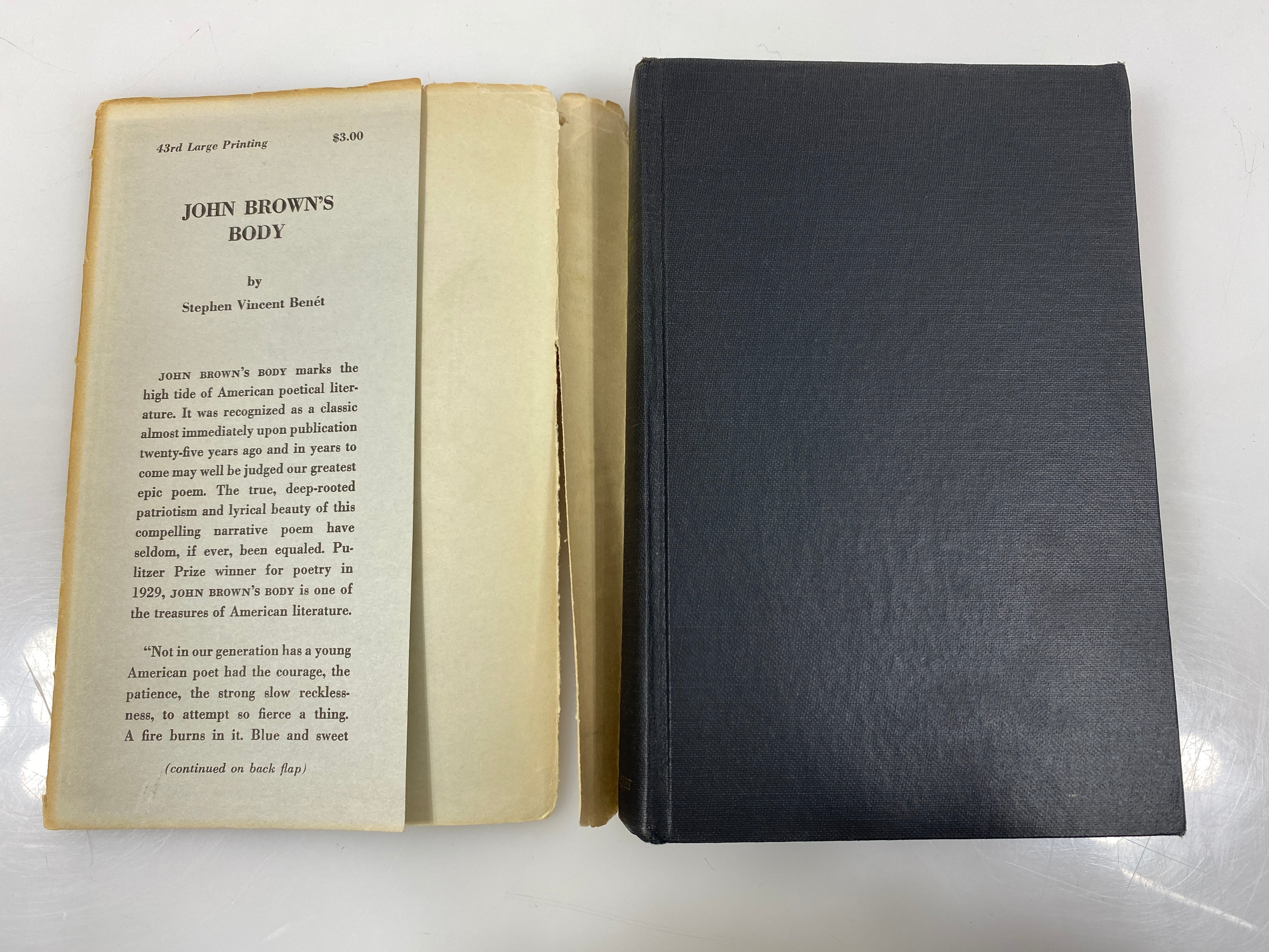 John Brown's Body by Benet 1928 HCDJ