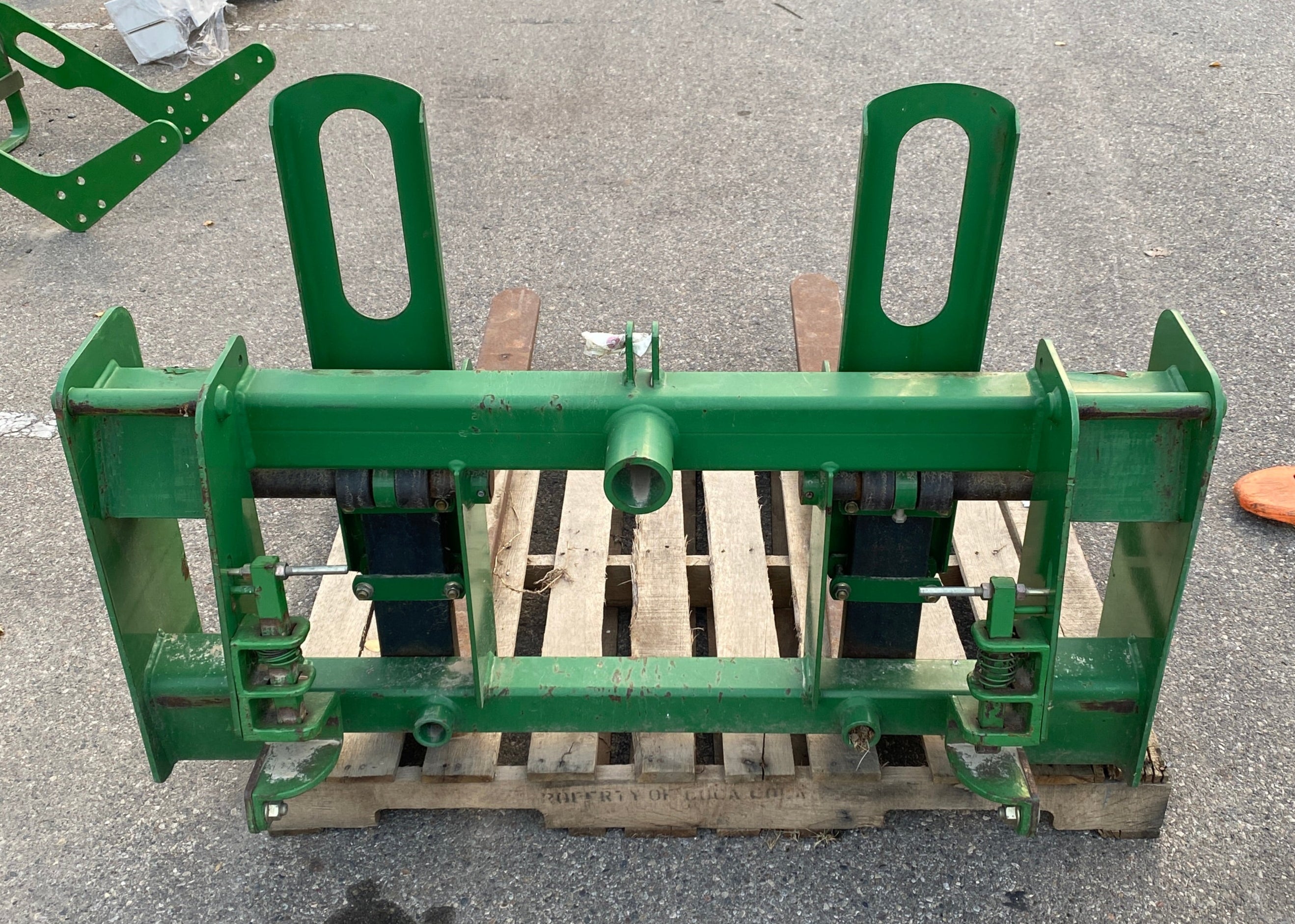 John Deere Pallet Forks w/ Attachment Hooks