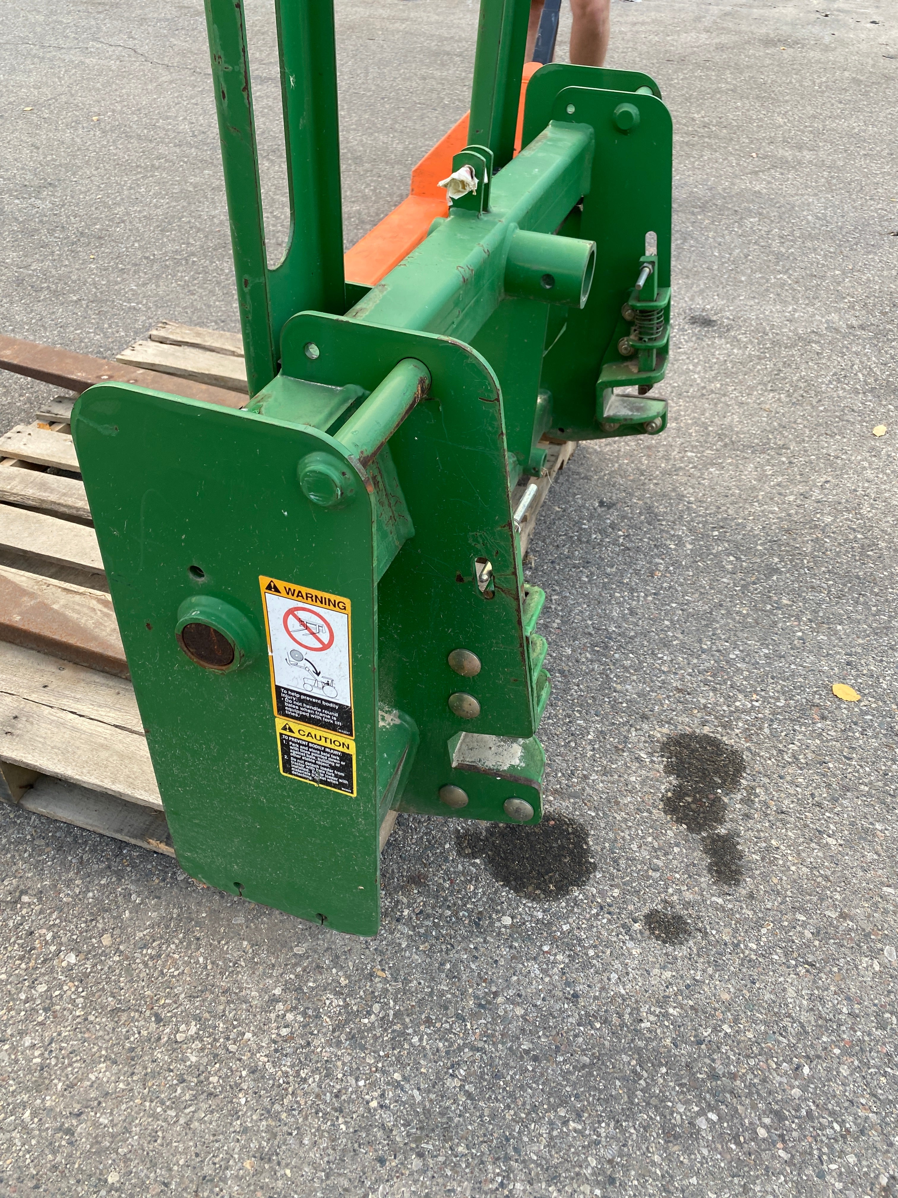 John Deere Pallet Forks w/ Attachment Hooks
