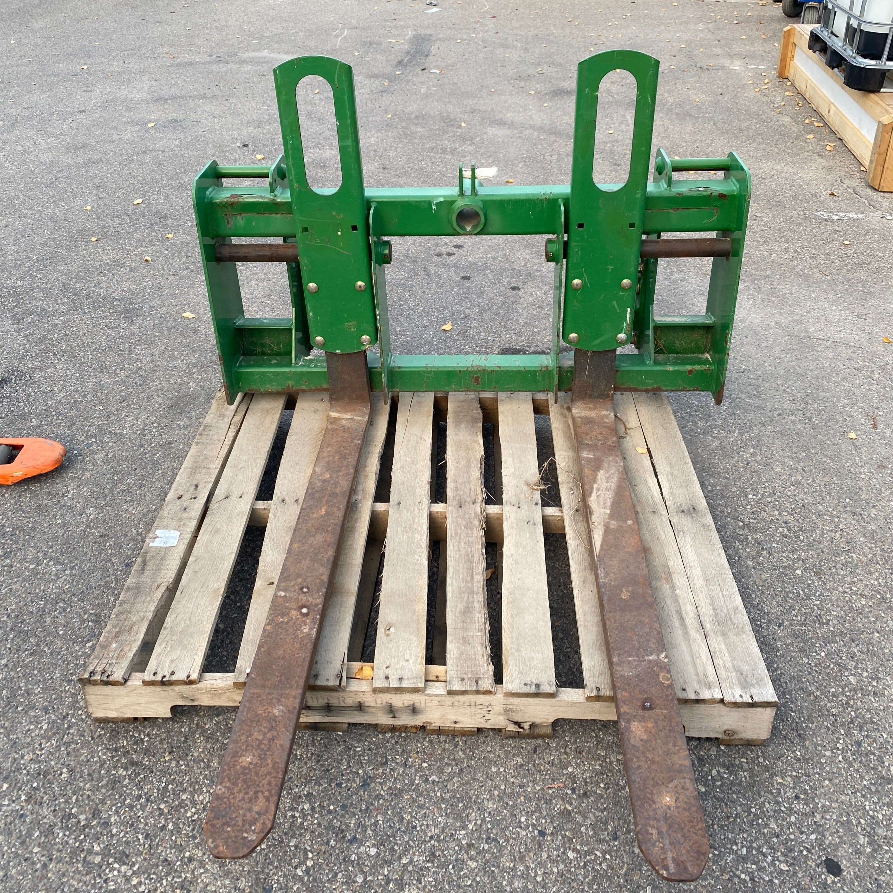 John Deere Pallet Forks w/ Attachment Hooks