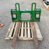 John Deere Pallet Forks w/ Attachment Hooks